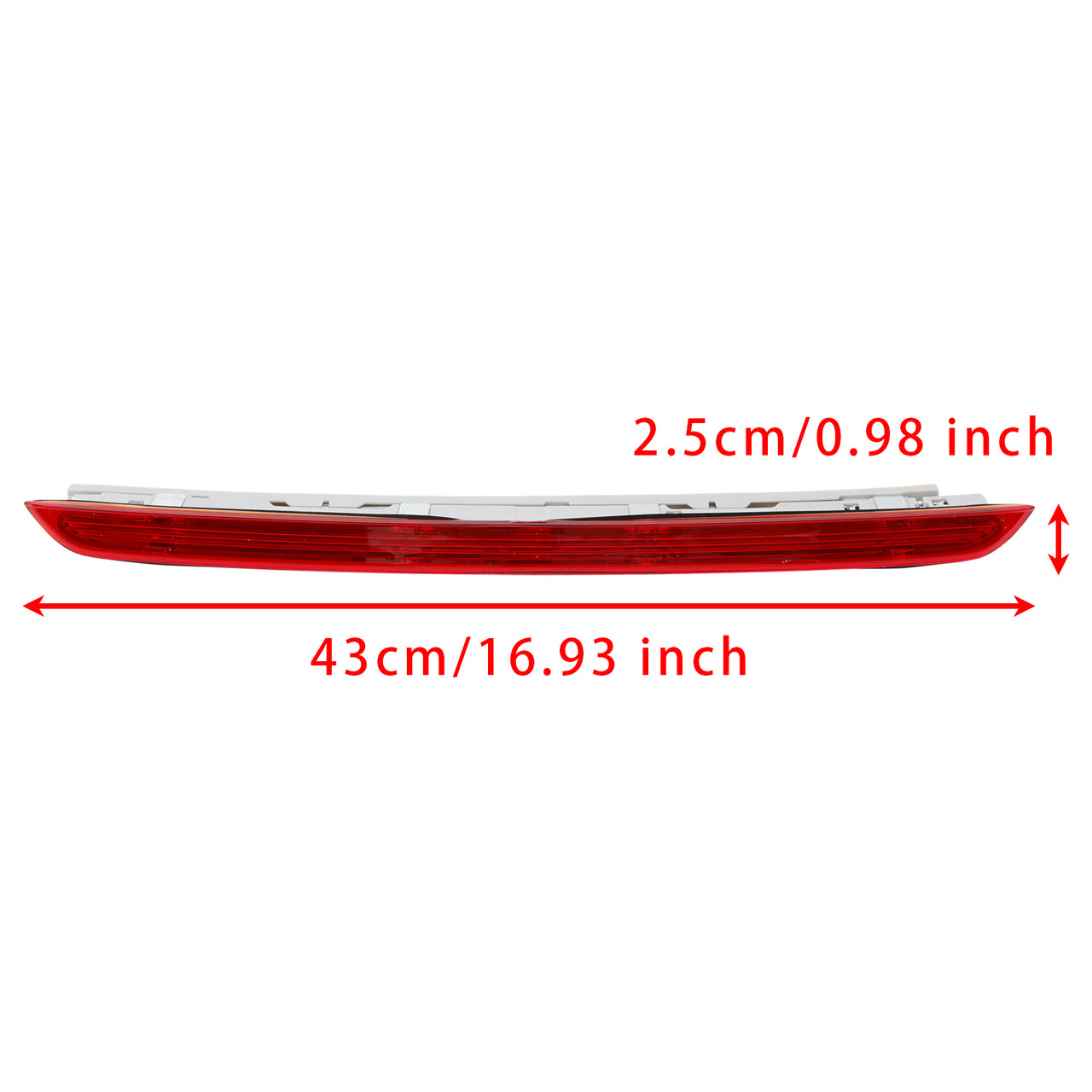 2008-2015 Audi A4 Avant B8 (8K5) Rear Brake Light Auxiliary Third Stop Lamp Light 8K9945097 Red Generic