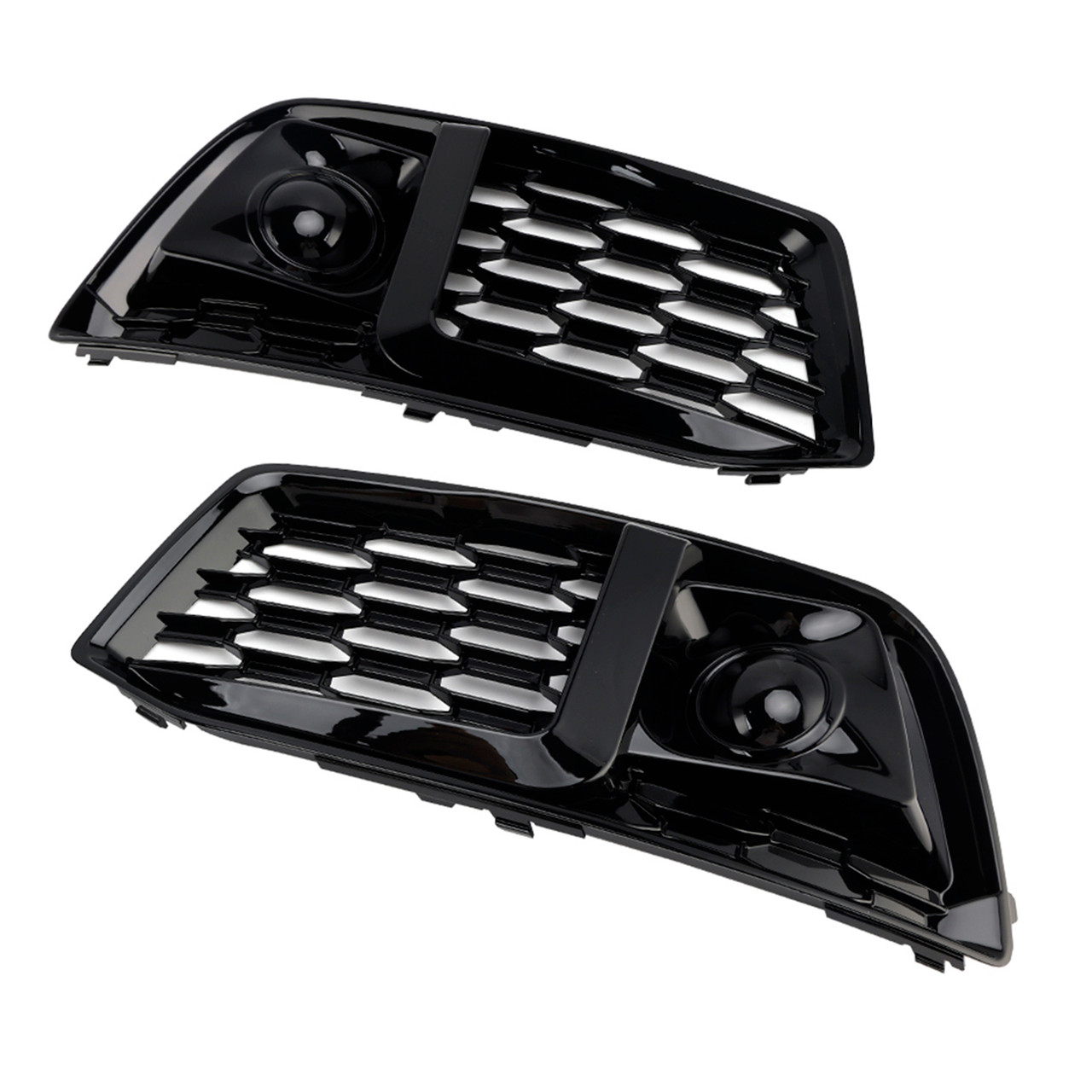 2018-2022 Audi Q5 Standard Version 2PCS Front Bumper Cover Grille Generic