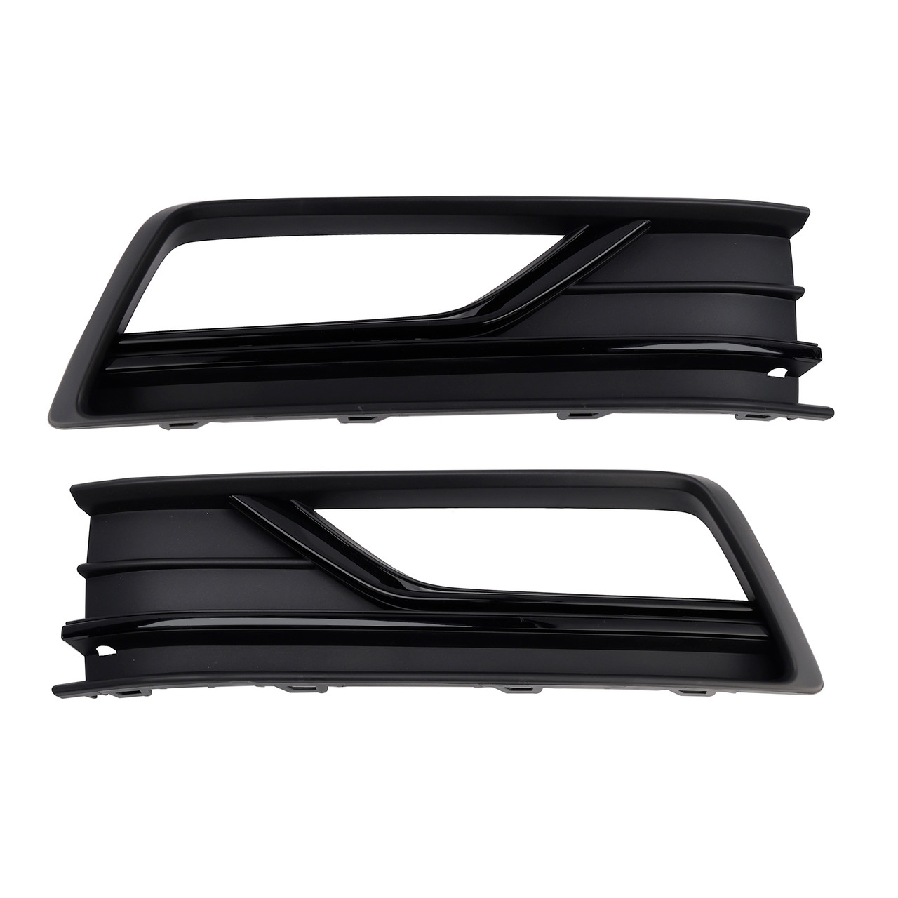 2016-2019 VW Passat B8 2PCS Fog Light Lamp Grille Cover 561854661M Gloss Black Generic