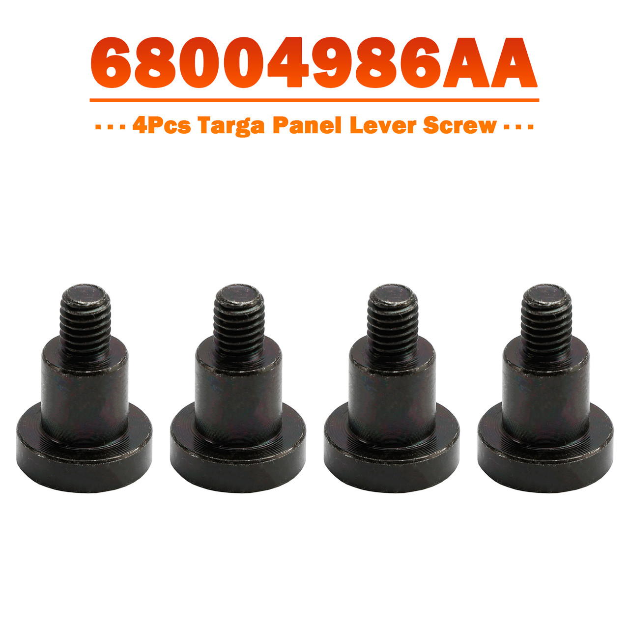 2007-2017 Jeep Wrangler 4Pcs Targa Panel Lever Screw 68004986AA Generic