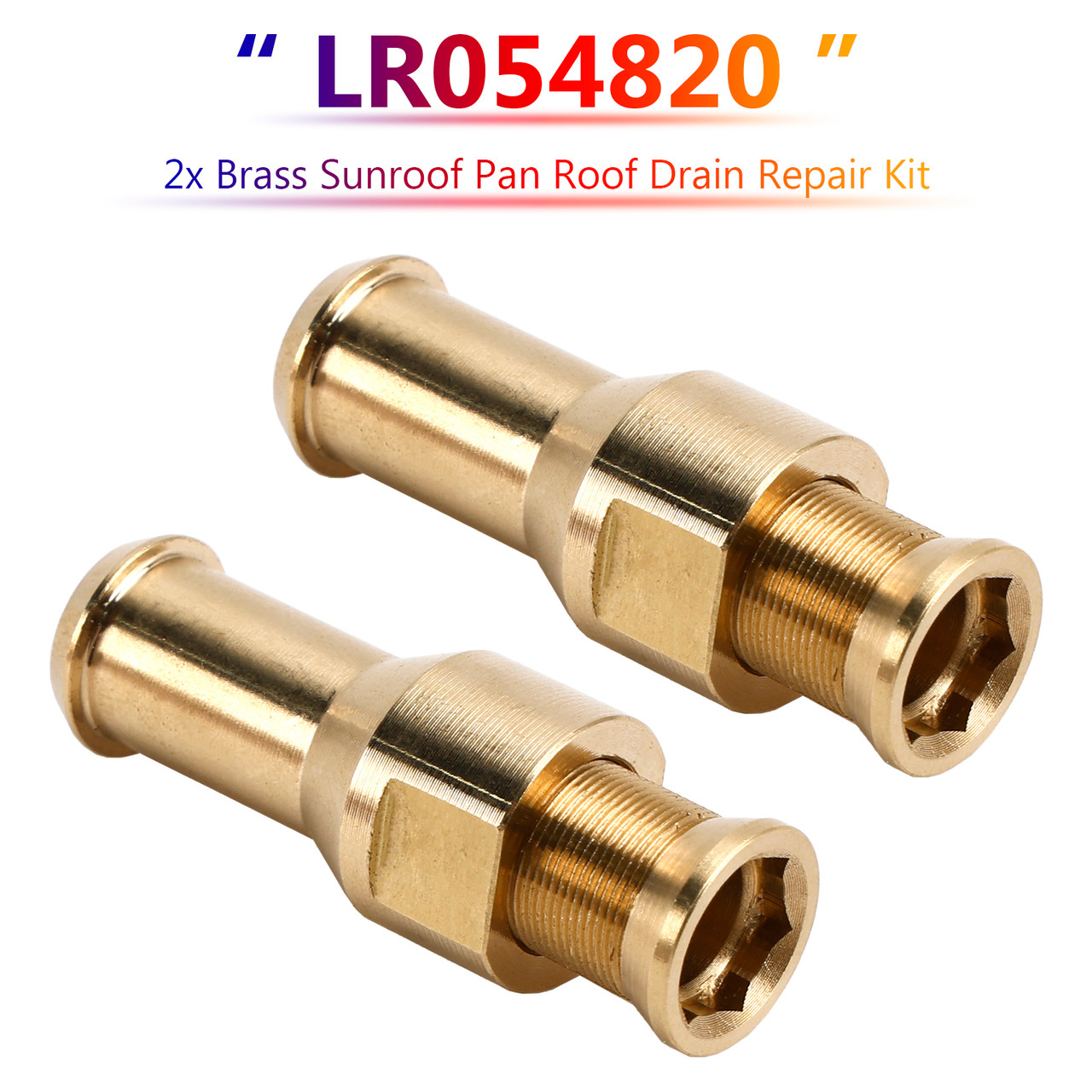 2005-2012 Land Rover Range Rover L405 2x Brass Sunroof Pan Roof Drain Repair Kit LR054820 Generic