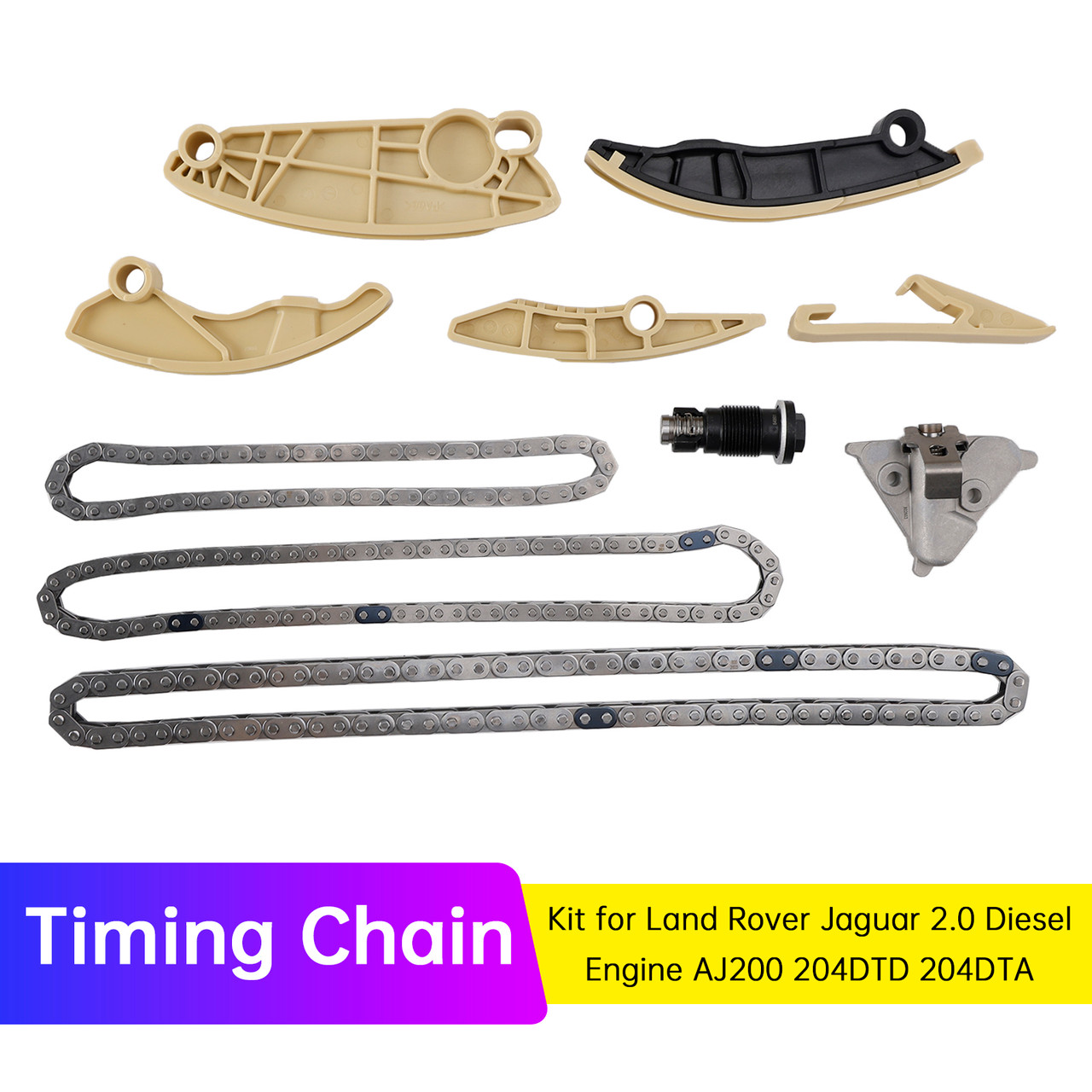 2015 2017 Jaguar XE XF Sportbrake Timing Chain Kit AJ813317 JDE36923 Generic