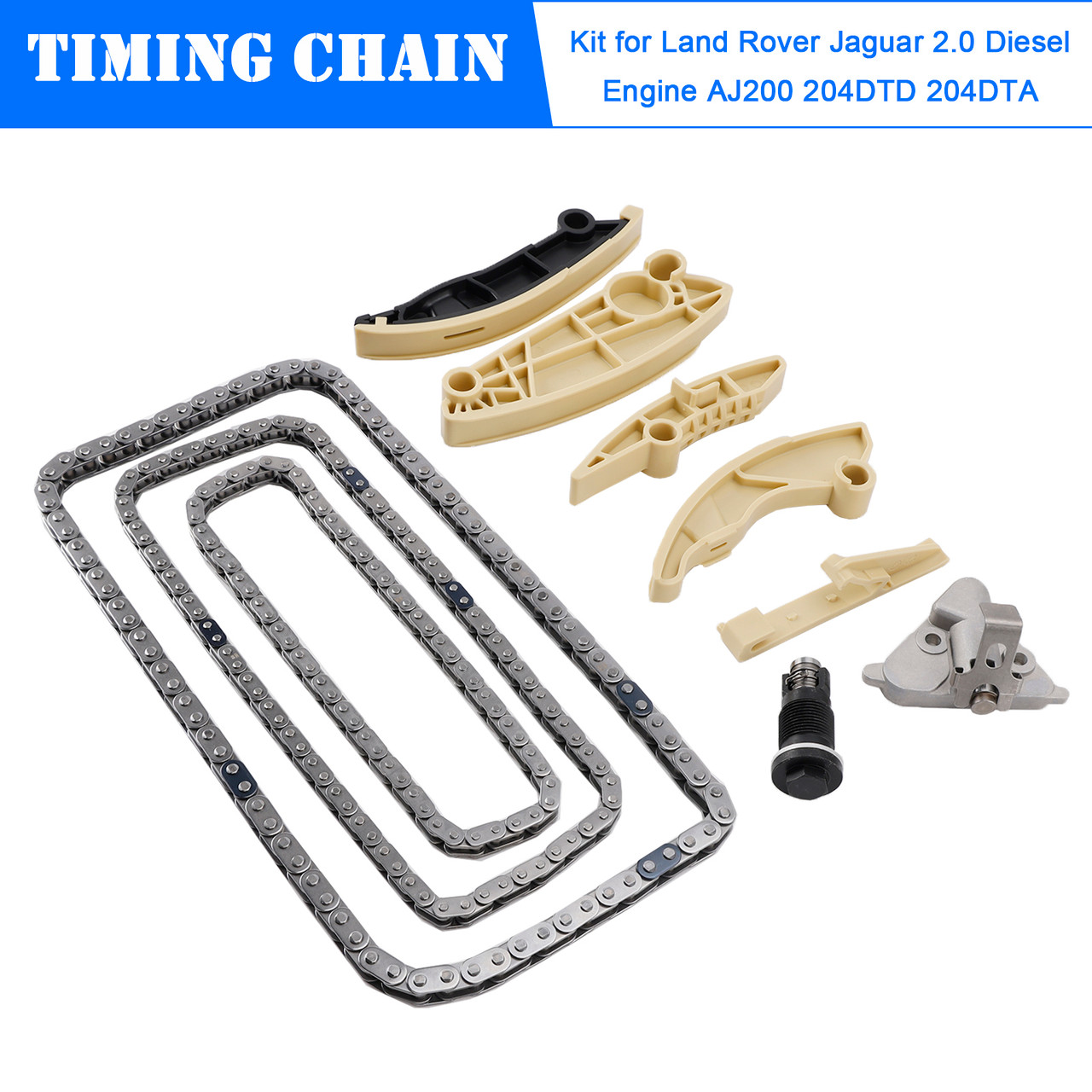 2015 2017 Jaguar XE XF Sportbrake Timing Chain Kit AJ813317 JDE36923 Generic
