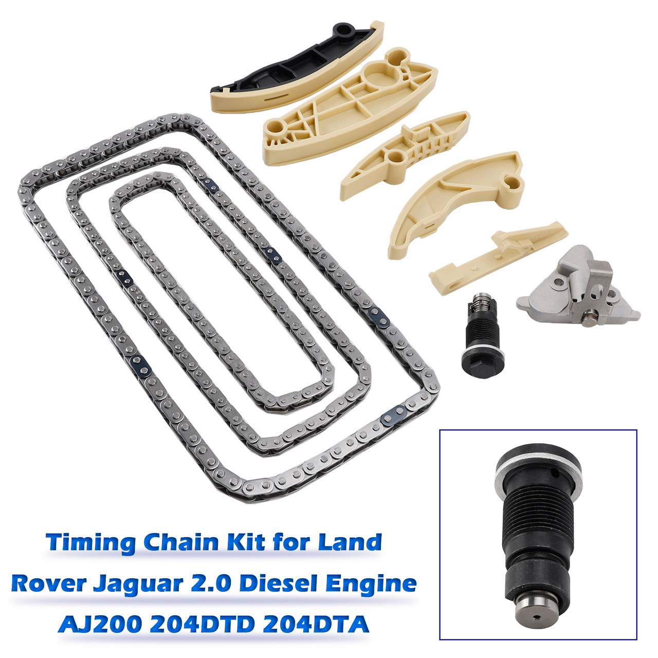 2015-2019 Range Rover Evoque Convertible Timing Chain Kit AJ813317 JDE36923 Generic