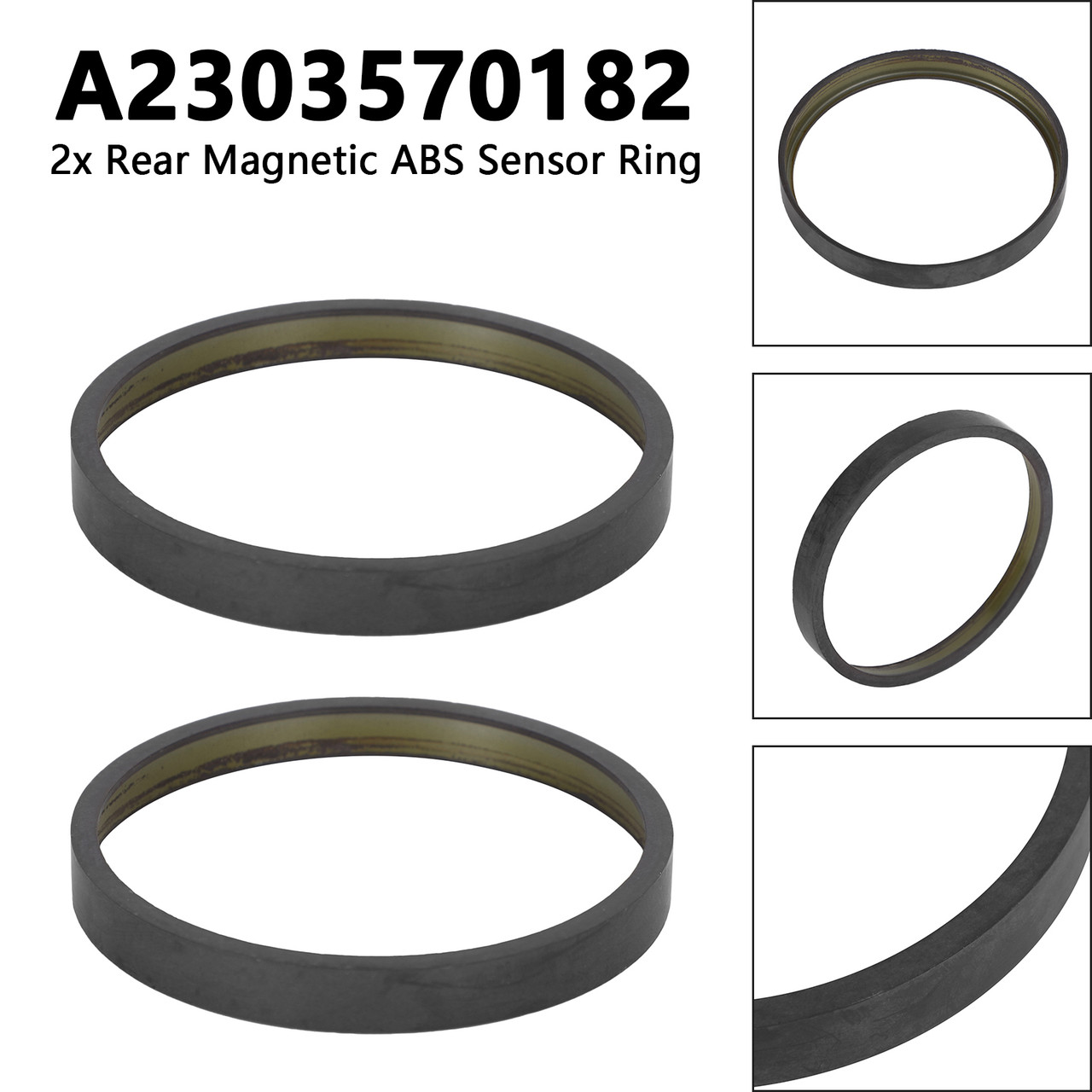 2004-2008 DODGE Magnum Estate 2x Rear Magnetic ABS Sensor RingA2303570182 Generic