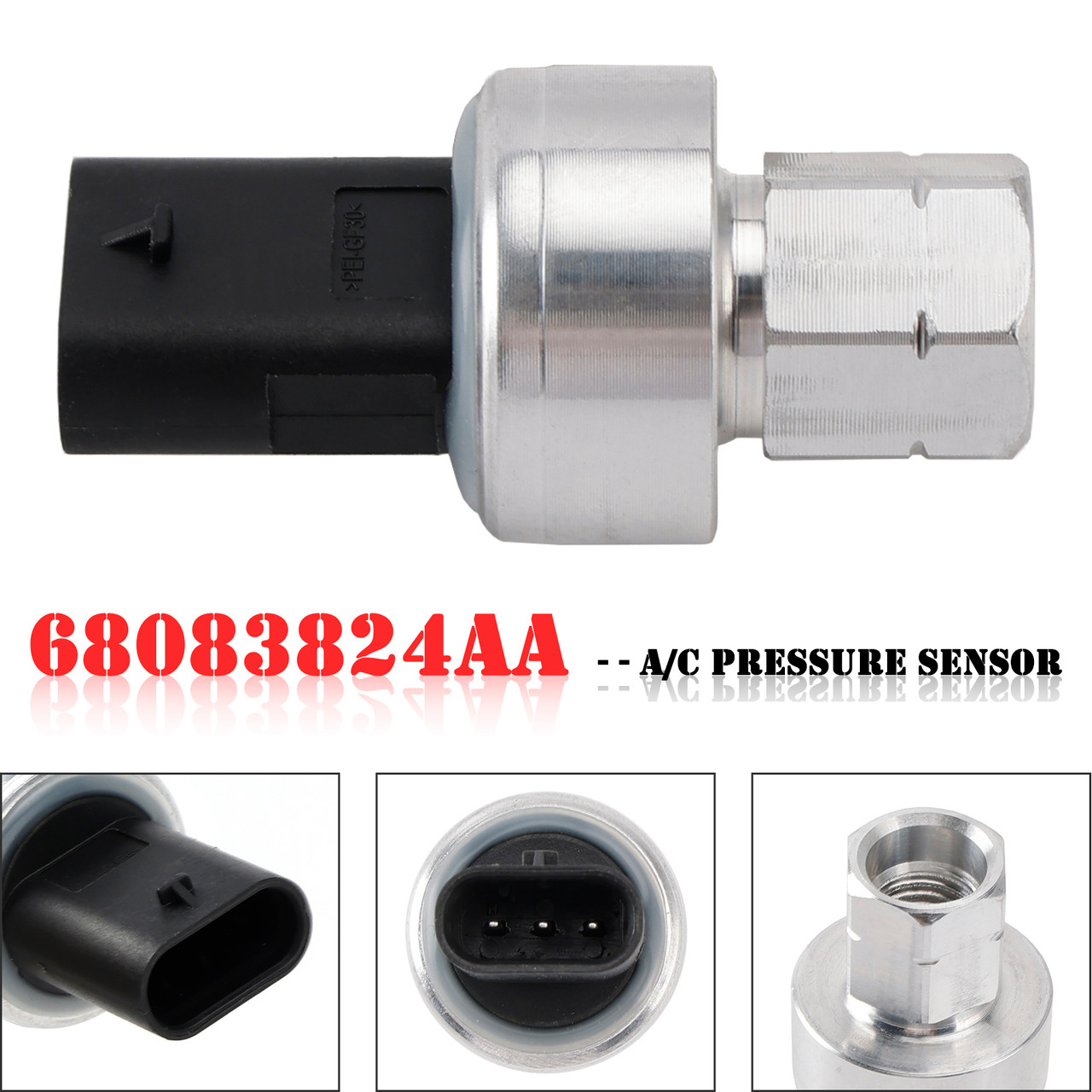 2012-2015 Ram 1500 C/V A/C Pressure Sensor 68083824AA Generic
