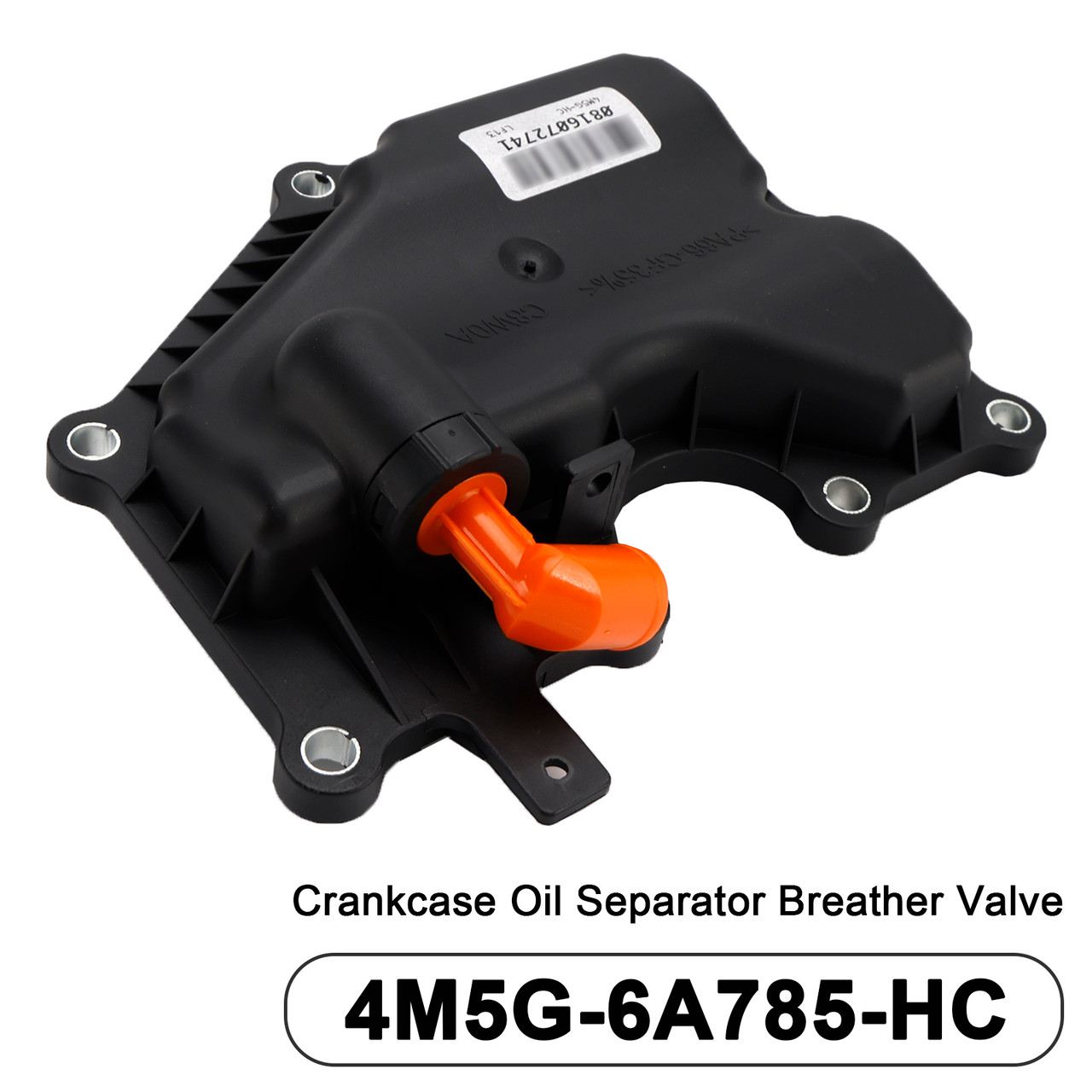 2013 2016-2024 Ford Mustang 2.3L L4 Gasolina Crankcase Oil Separator Breather Valve 4M5G-6A785-HC Generic