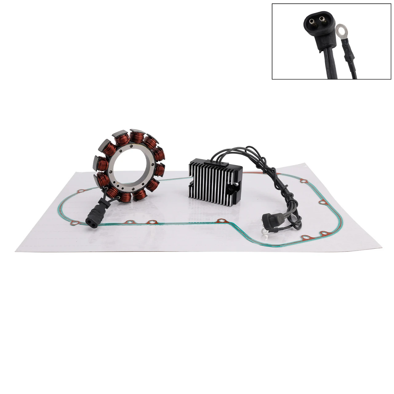 1989-1993 35A Stator Regulator Rectifier Gasket For Big Twin Touring Softail Dyna Generic