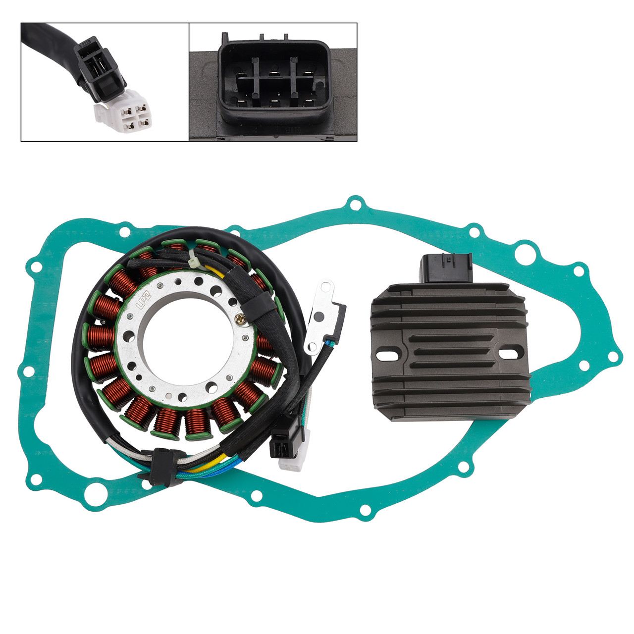 2002-2007 Suzuki LT-A500F Vinson 4x4 Automatic Generator Stator Regulator Rectifier Gasket Set Generic