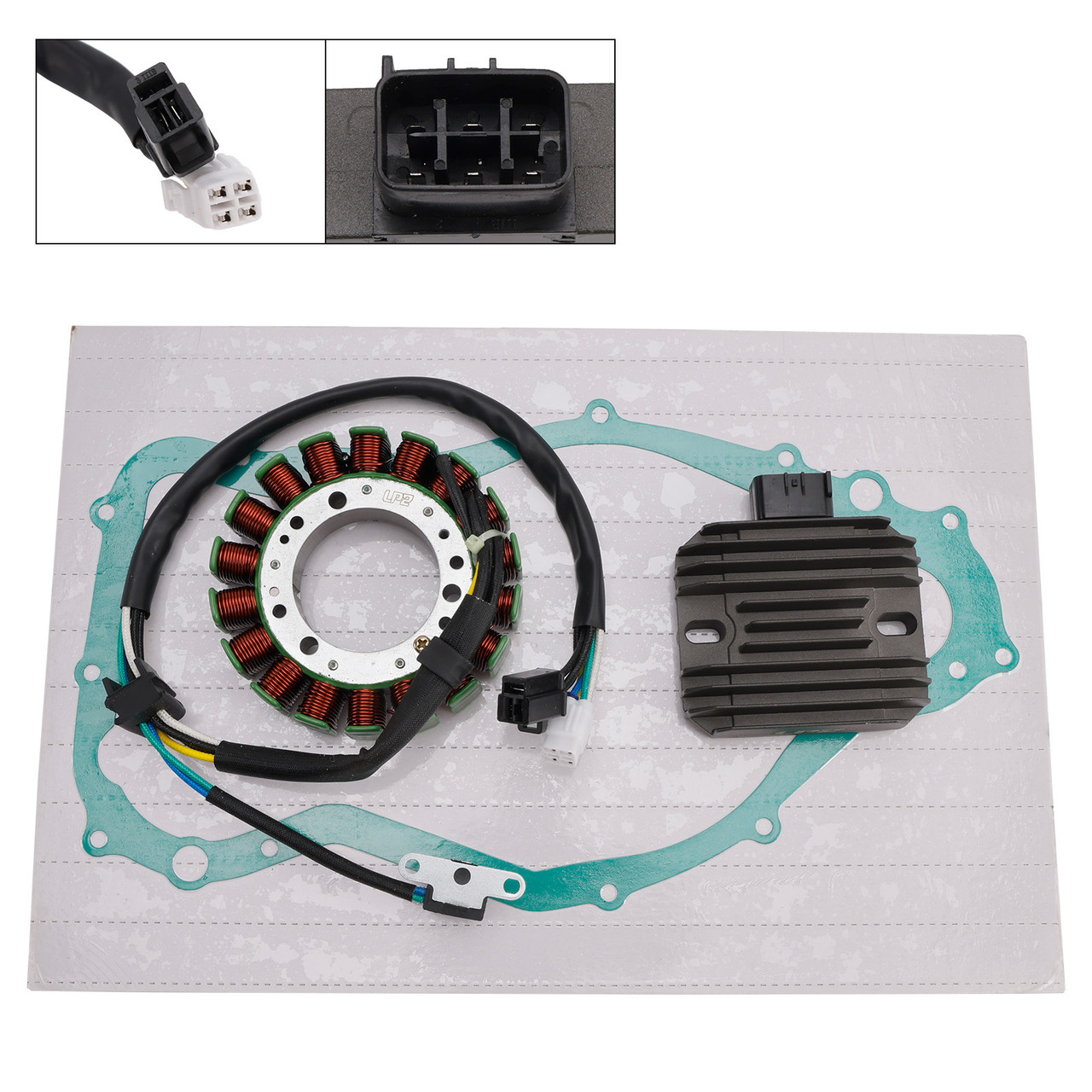2002-2007 Suzuki LT-A500F Vinson 4x4 Automatic Generator Stator Regulator Rectifier Gasket Set Generic