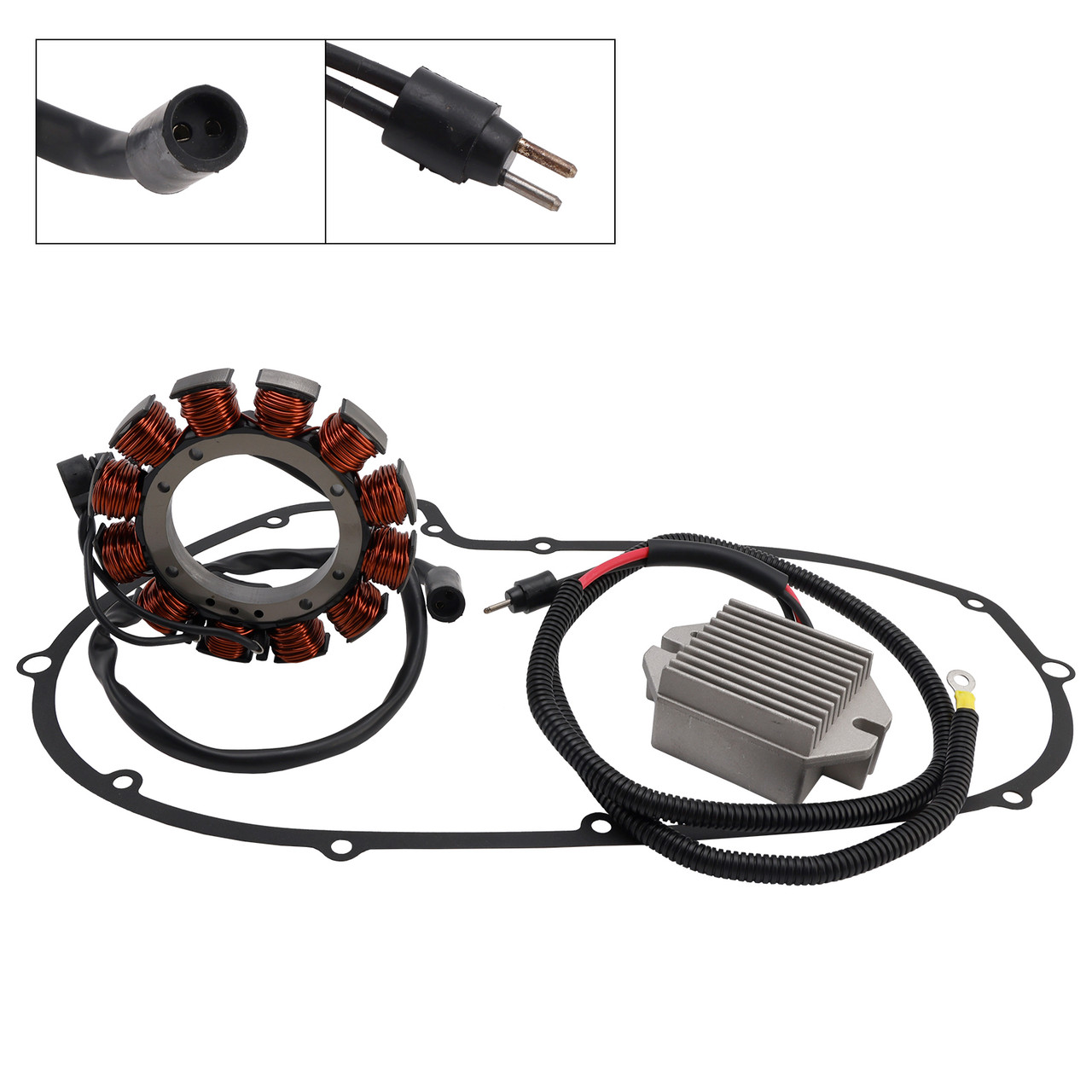 2000-2010 Buell Blast P3 500 Stator And Regulator Rectifier with Gasket Generic