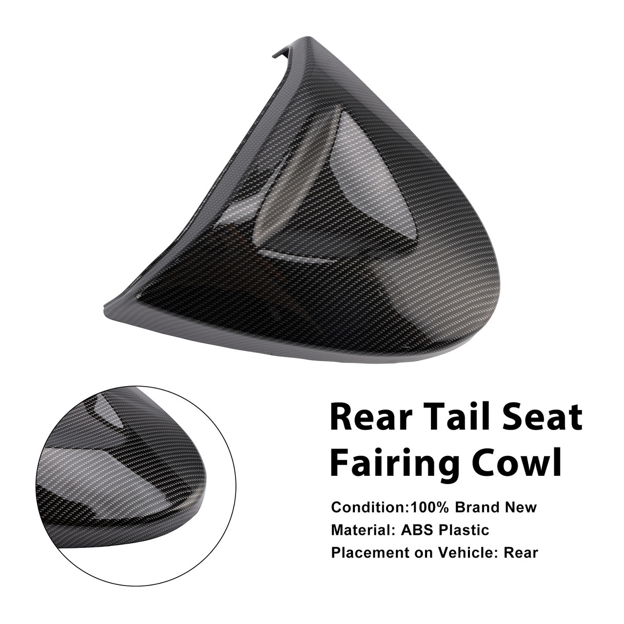 2022-2025 Trident 660 Rear Tail Seat Fairing Cowl Cover Carbon Generic