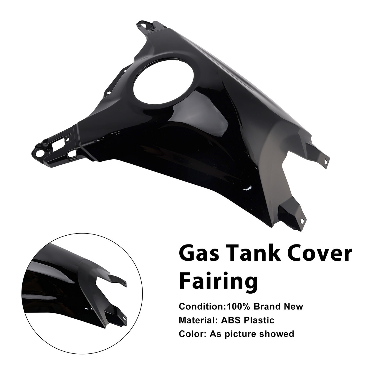 2025-2026 Yamaha Tenere 700 Gas Tank Cover Fairing Black Generic