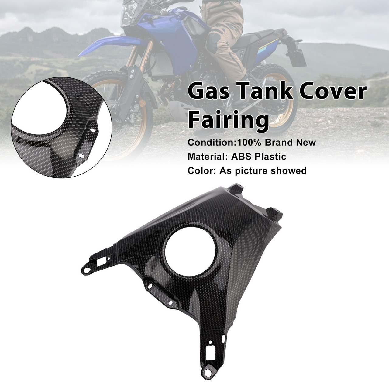 2025-2026 Yamaha Tenere 700 Gas Tank Cover Fairing Carbon Generic