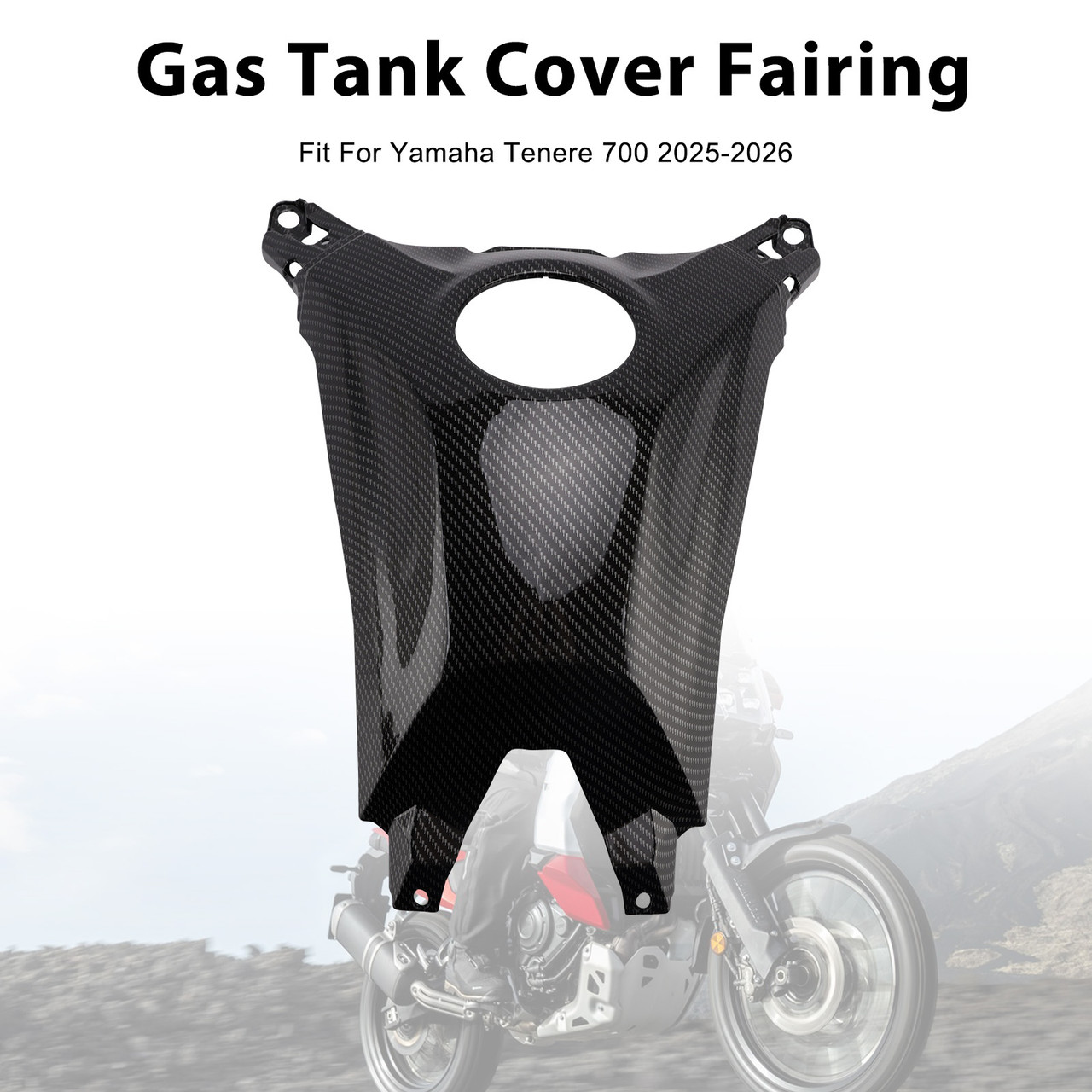 2025-2026 Yamaha Tenere 700 Gas Tank Cover Fairing Carbon Generic
