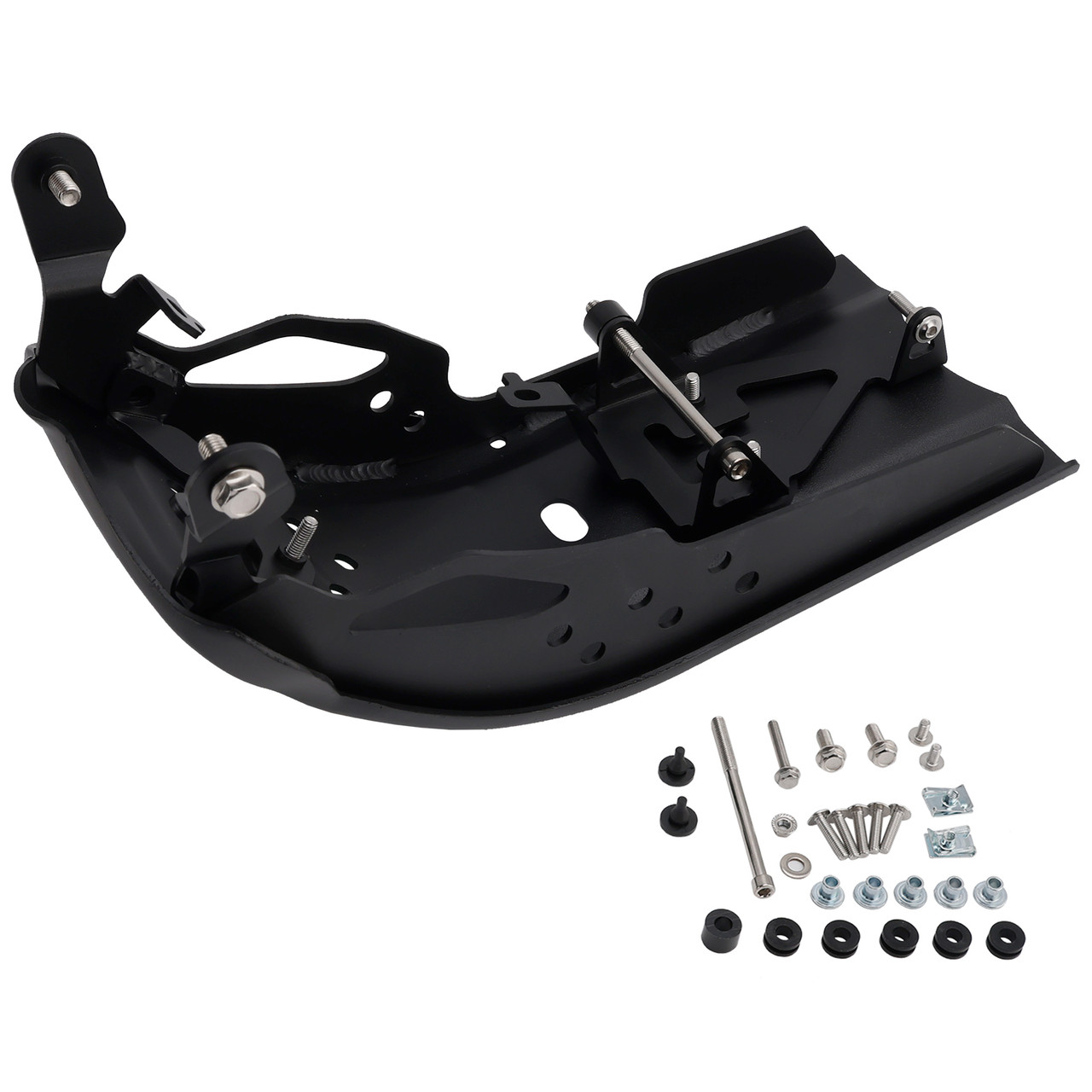 2025-2026 Thruxton 400 Aluminum Sump Guard Skid Bash Plate Black Generic