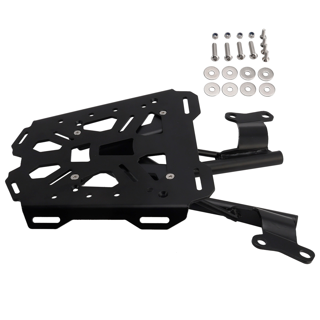 Black Rear Luggage Rack Carrier For Honda NX400 CB400X CB500F CB500X NX500