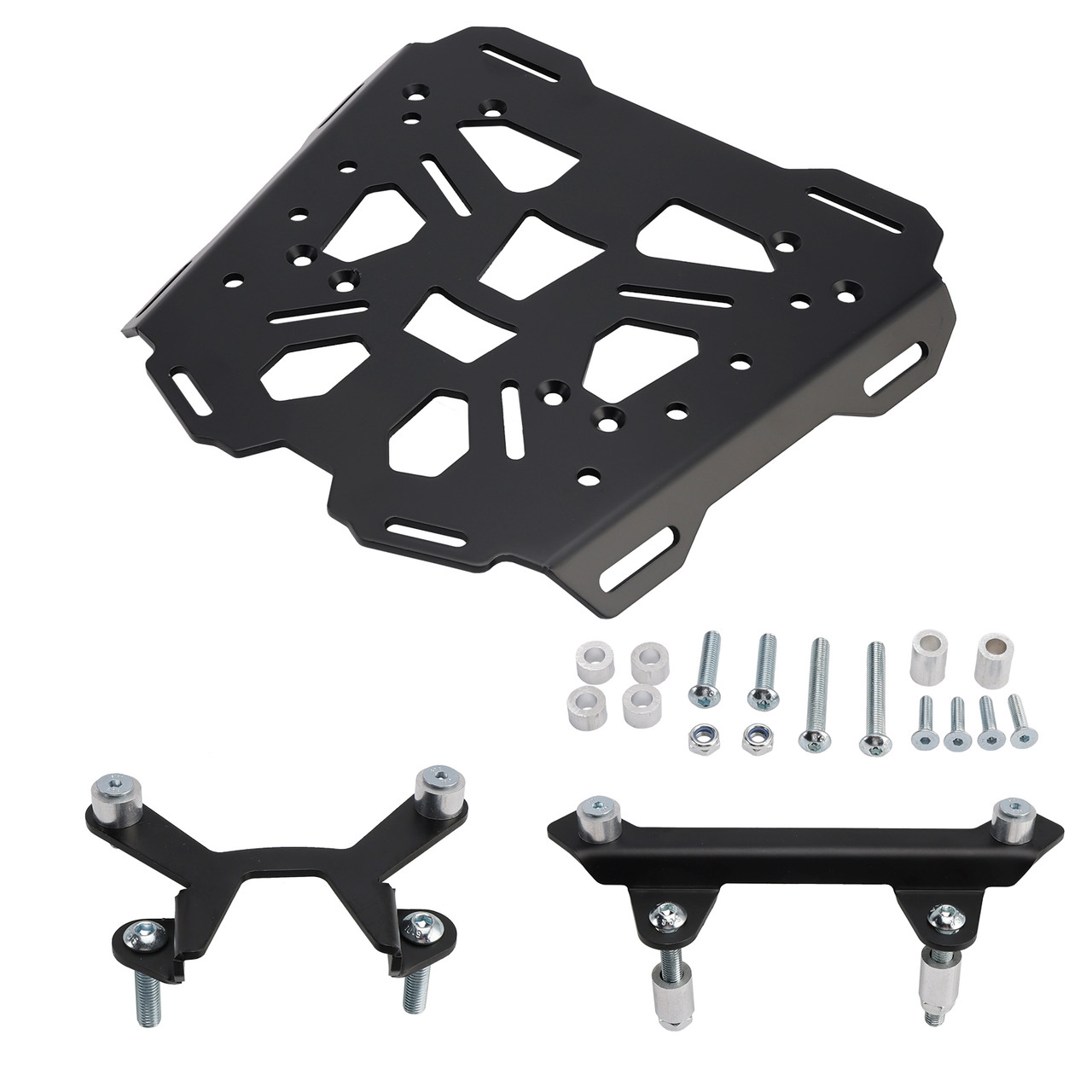 2023-2026 Suzuki V-Strom 800 DE/ RE Aluminum Top Rack Luggage Carrier Plate Matte Black Generic
