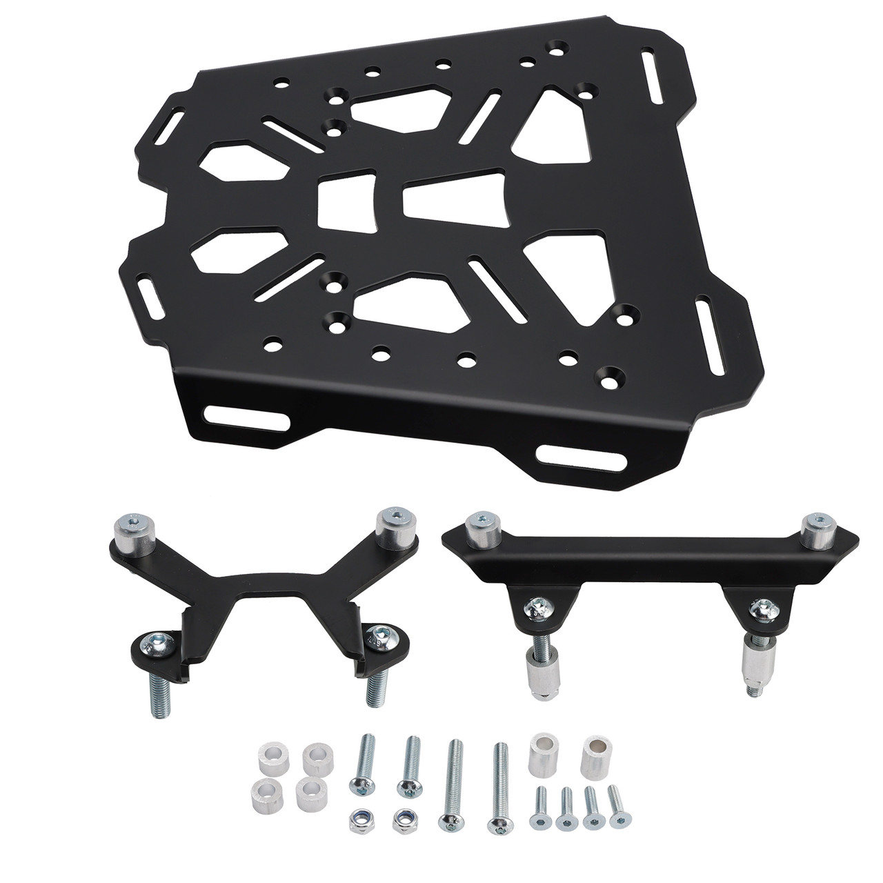 2023-2026 Suzuki V-Strom 800 DE/ RE Aluminum Top Rack Luggage Carrier Plate Matte Black Generic