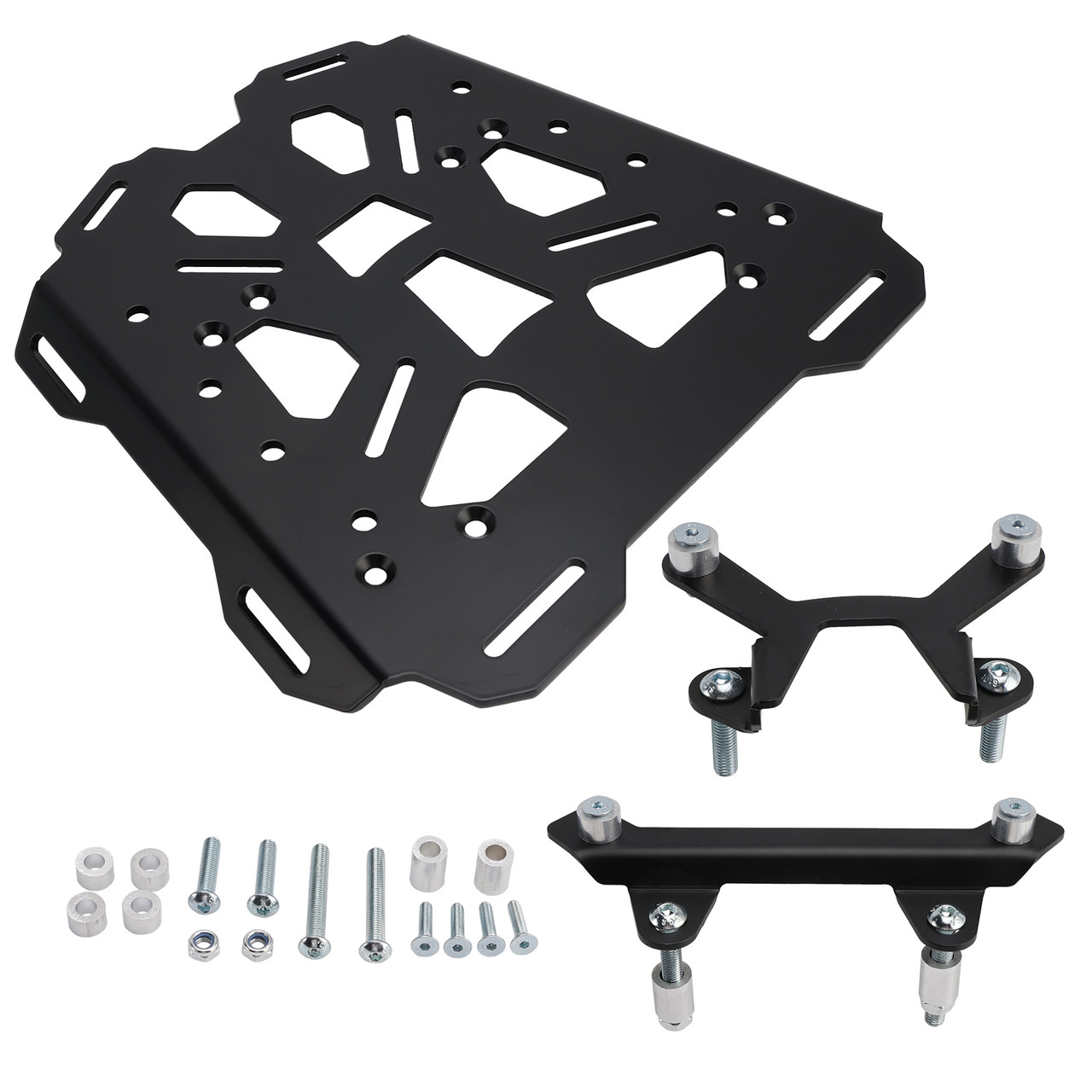 2023-2026 Suzuki V-Strom 800 DE/ RE Aluminum Top Rack Luggage Carrier Plate Matte Black Generic