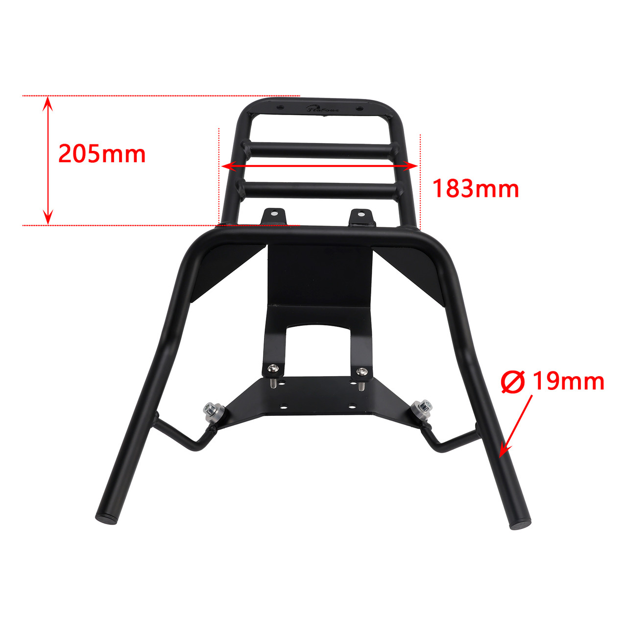 2024-2025 Yamaha XSR 125 155 Rear Rack Luggage Carrier Black Generic
