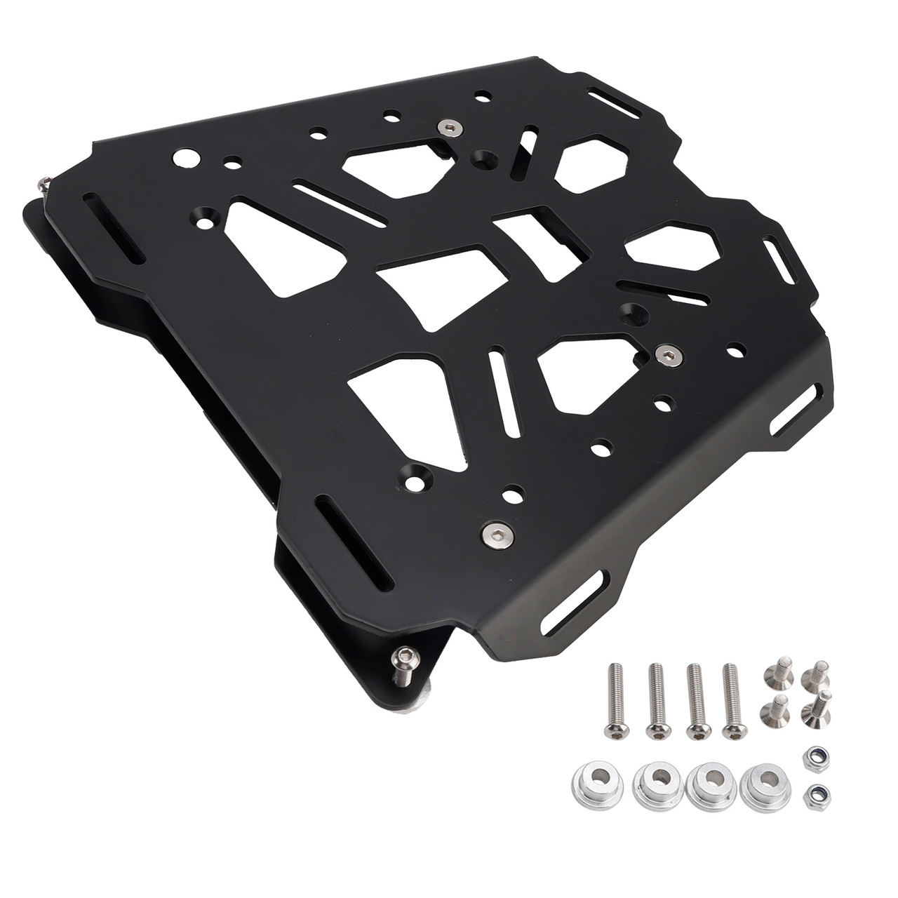 2018-2025 BMW F750GS F850GS Aluminum Top Rack Luggage Carrier Plate Black Generic