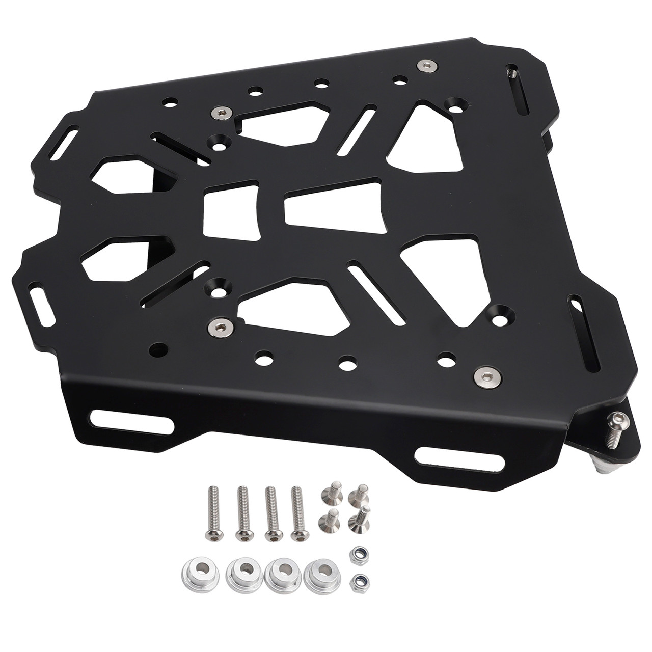 2018-2025 BMW F750GS F850GS Aluminum Top Rack Luggage Carrier Plate Black Generic