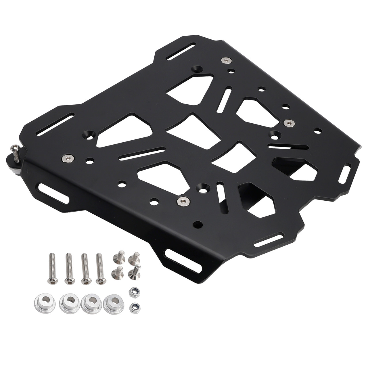 2018-2025 BMW F750GS F850GS Aluminum Top Rack Luggage Carrier Plate Black Generic