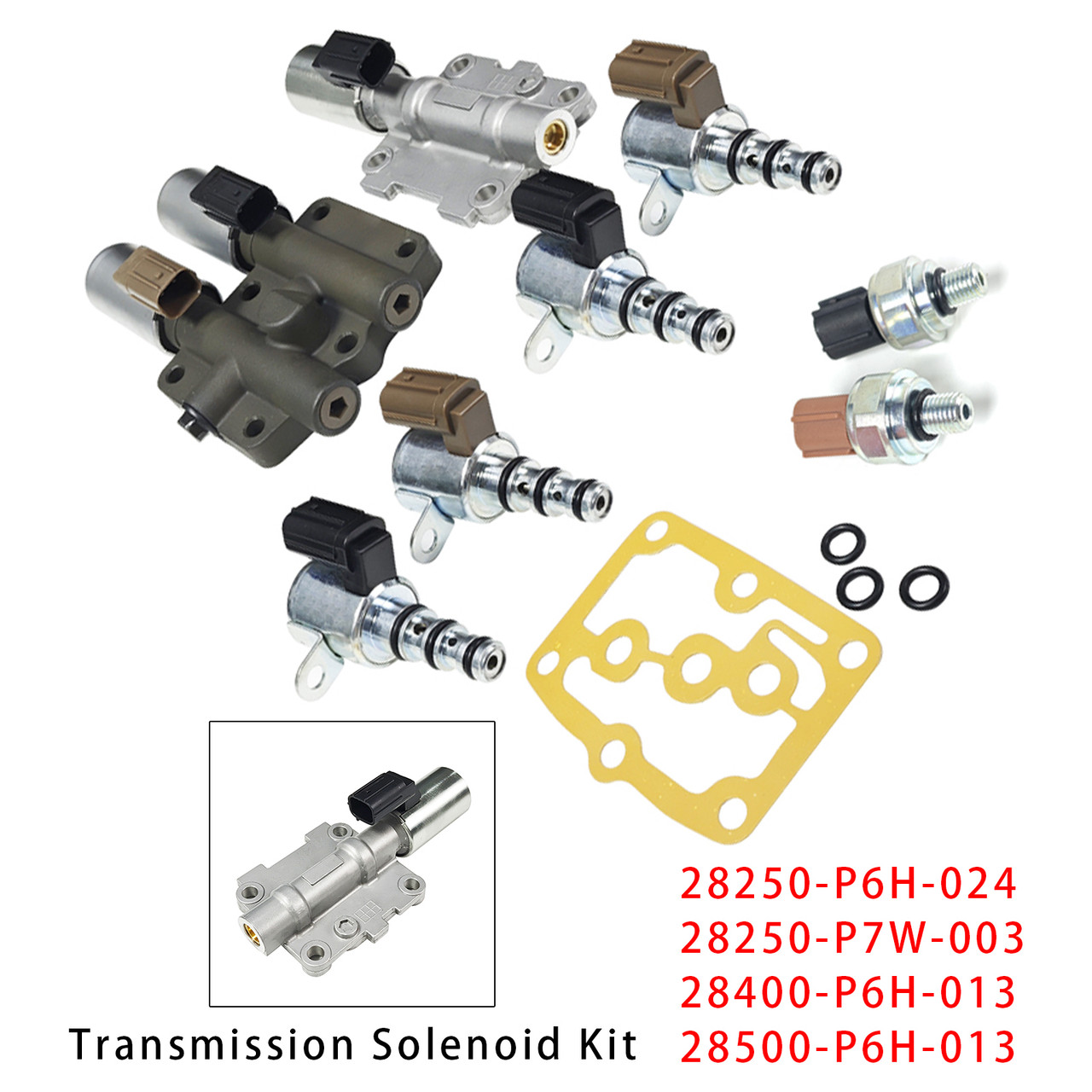 1998-2007 Honda Accord Odyssey Pilot TL CL MDX Transmission Solenoid Kit 28250-P6H-024 Generic