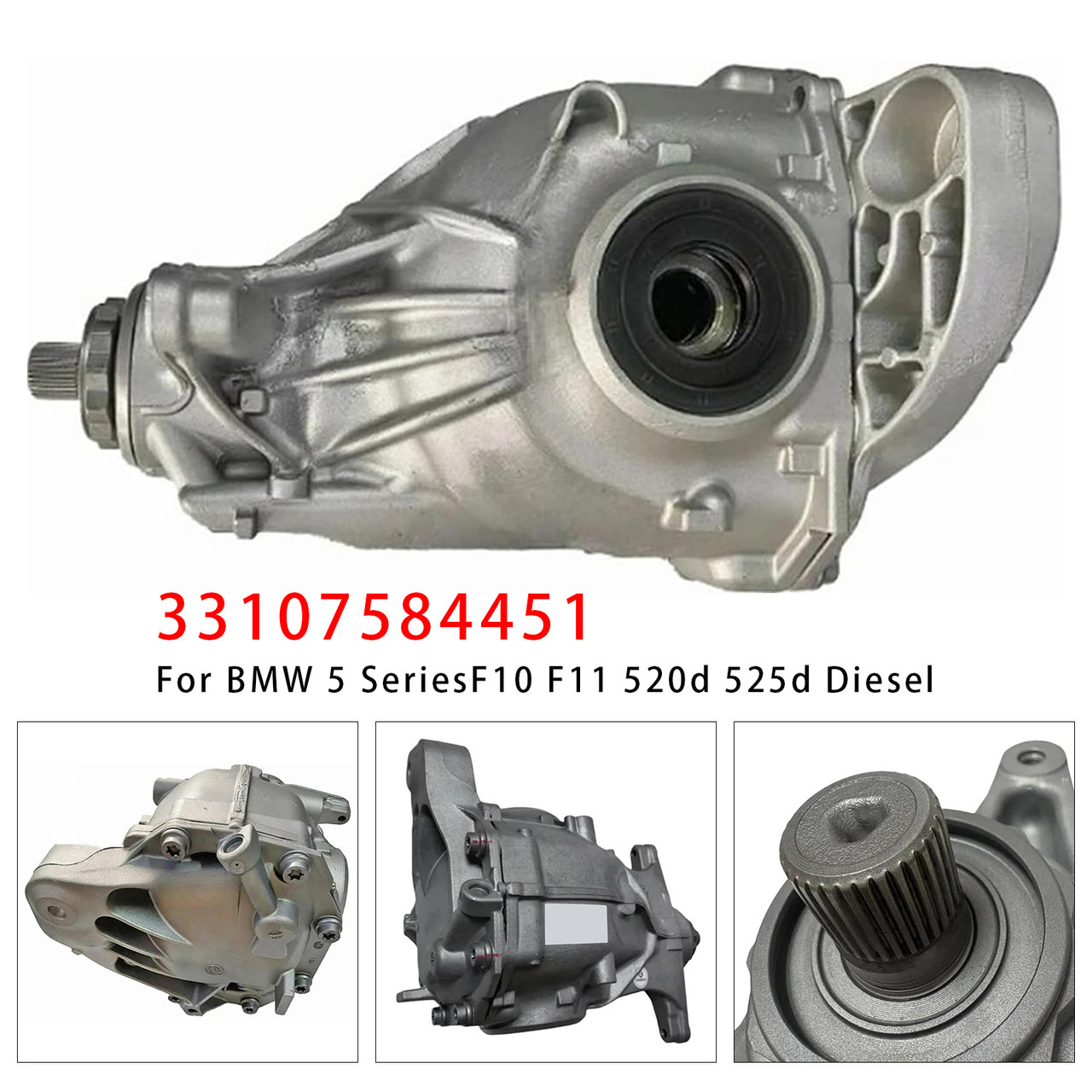 BMW 5 SeriesF10 F11 520d 525d Diesel Rear Axle Differential Assembly 33107584451 2.93 Ratio Generic