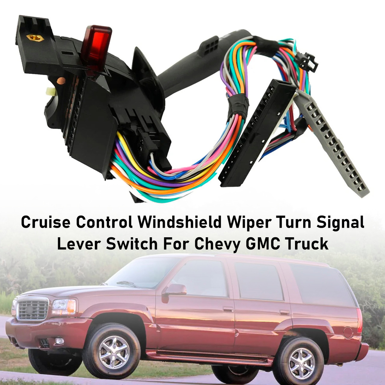 1995-2000 Chevy GMC Truck Cruise Control Windshield Wiper Turn Signal Lever Switch Generic