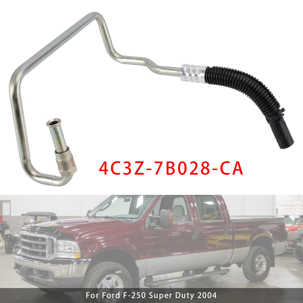 2004 Ford Excursion Transmission Oil Cooler Tube 4C3Z-7B028-CA Generic