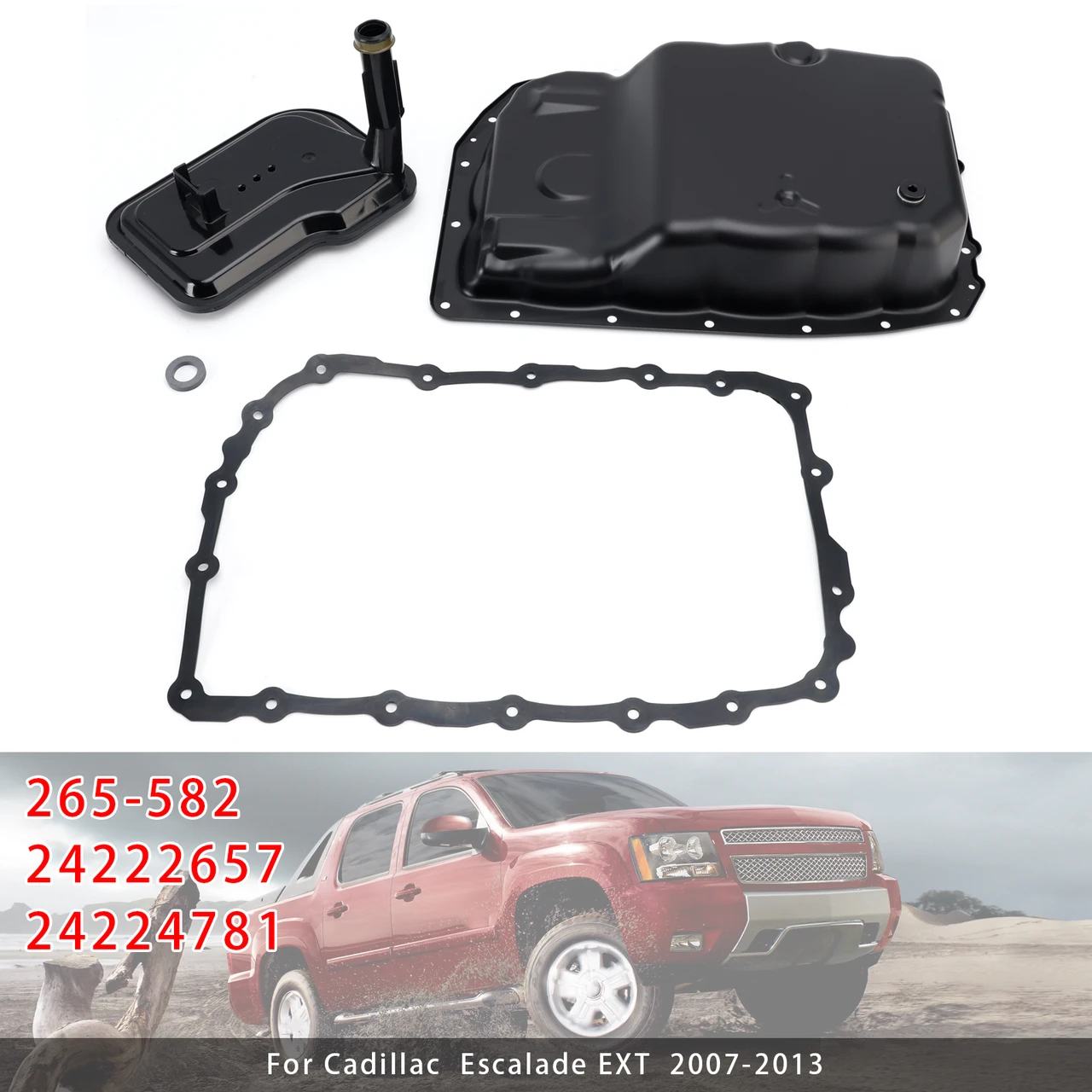 2007-2019 GMC Sierra 1500 6L80 Transmission Oil Pan Kit 265-582 Generic
