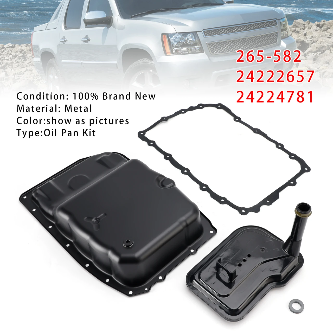 2007-2019 GMC Sierra XL/1500 6L80 Transmission Oil Pan Kit 265-582 Generic