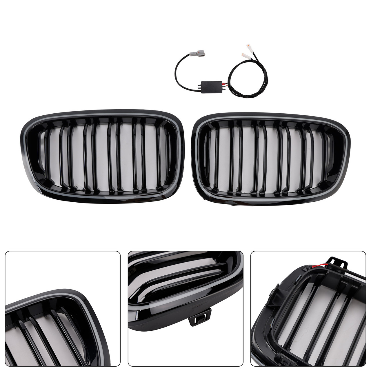 2012-2014 BMW 1 Series F20 F21 2PCS Front Bumper Kidney Grille Generic