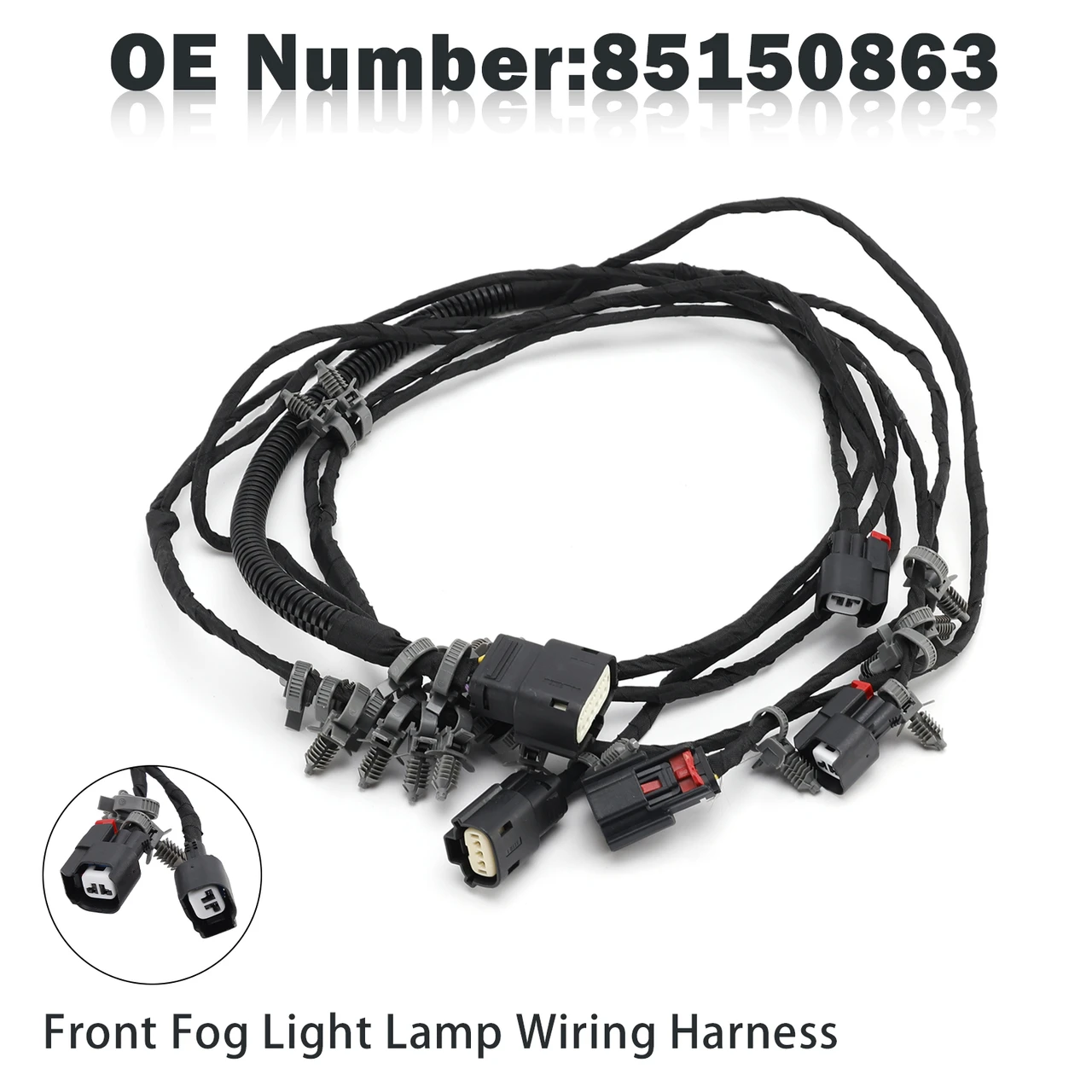 2019-2020 Chevy Camaro Front Fog Light Lamp Wiring Harness 85150863 Generic