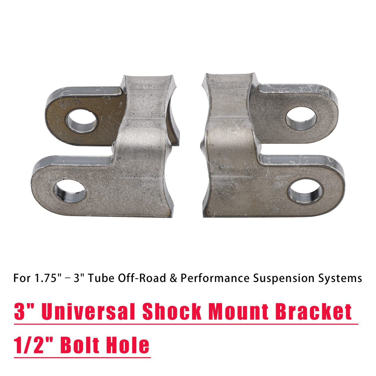 3" Universal Shock Mount Bracket 1/2" Bolt Hole For 1.75"–3" Performance Suspension