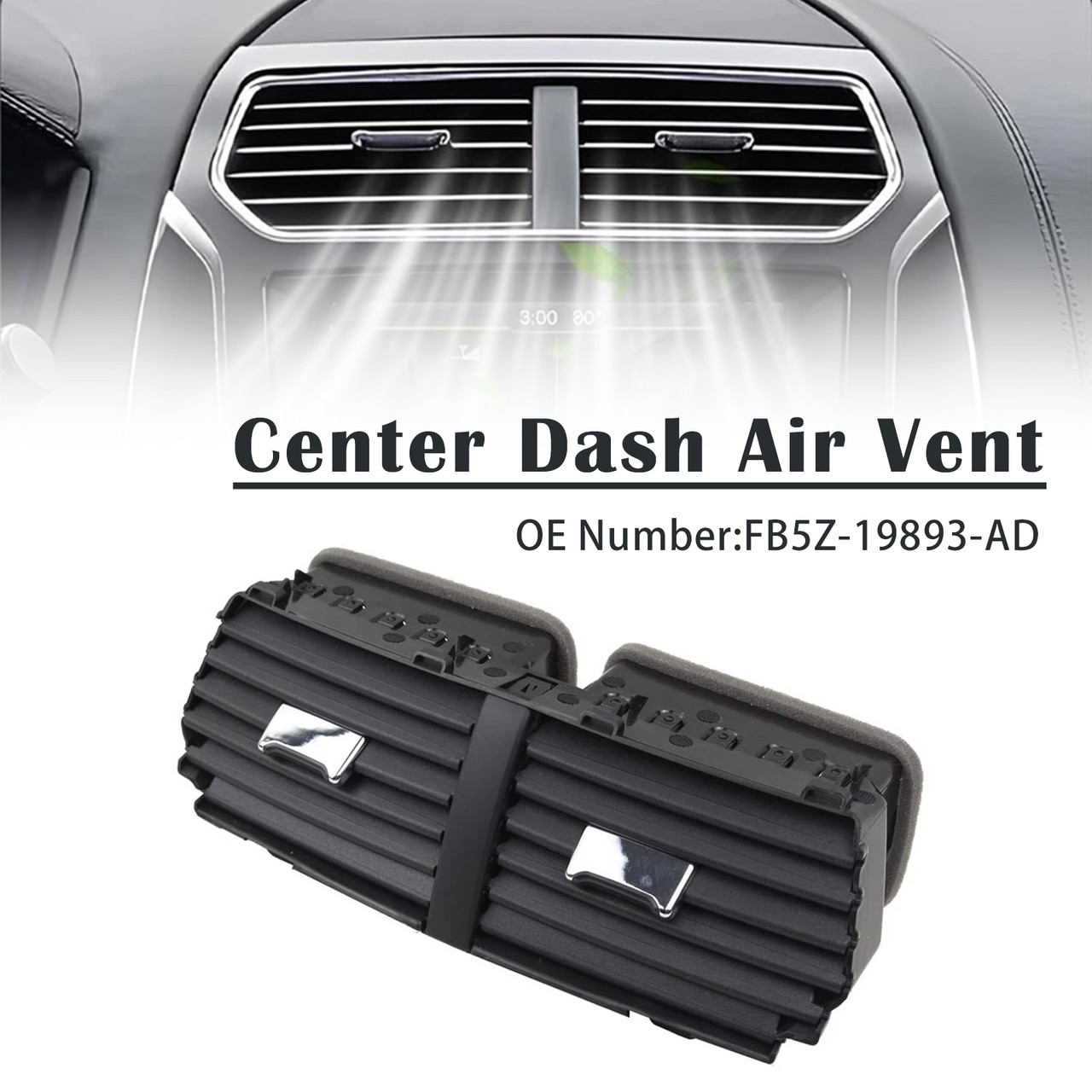 2016-2019 Ford Explorer Center Dash Air Vent FB5Z-19893-AD Generic