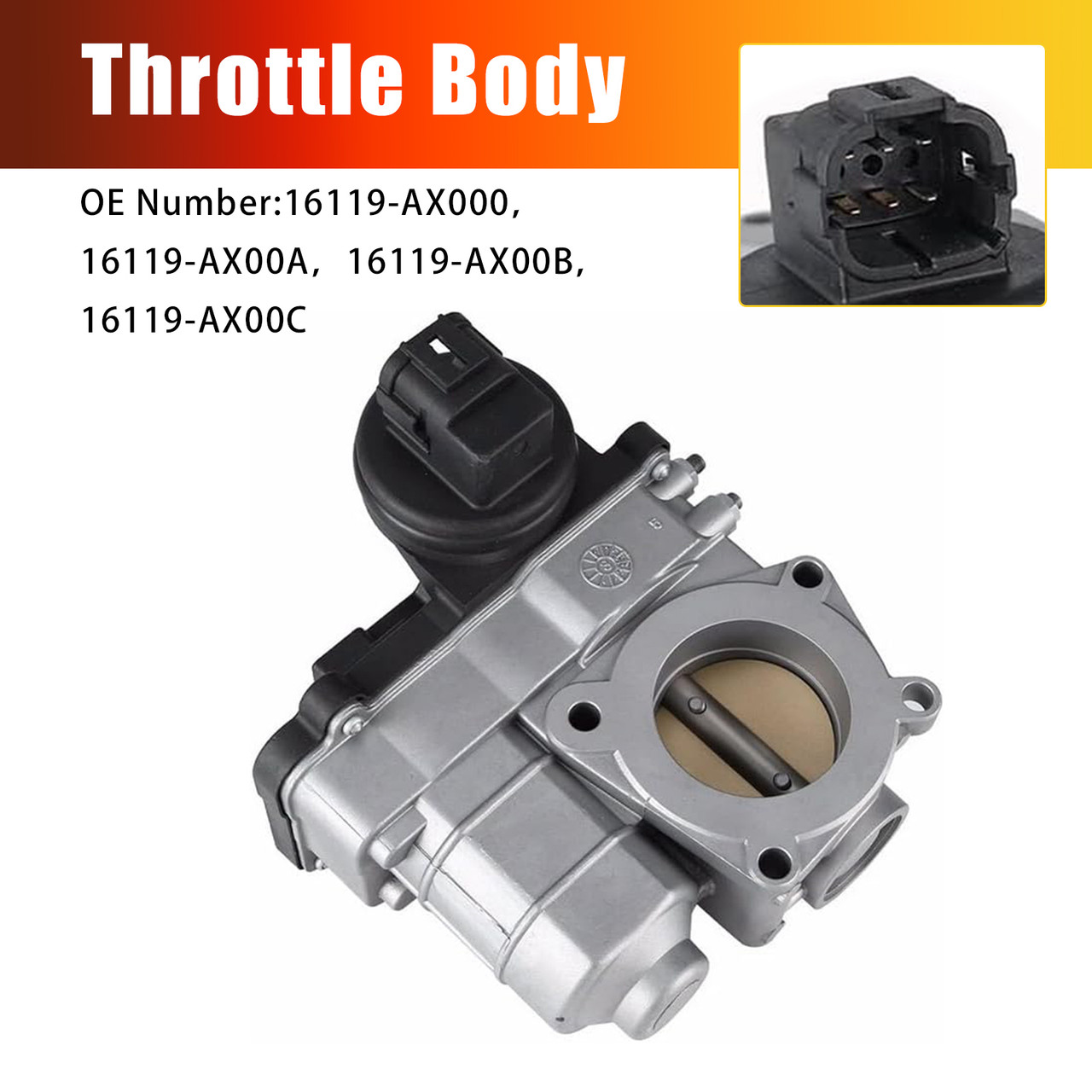 2003-2012 Nissan Micra III (K12) Throttle Body 16119-AX000 Generic