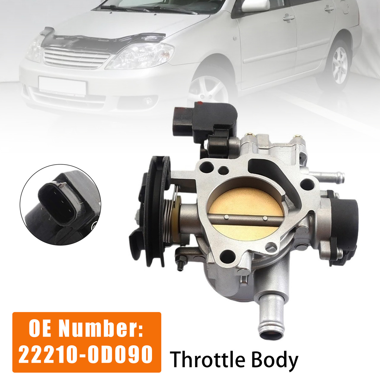 2002-2007 Toyota Corolla E12 1.4 Throttle Body Valve 22210-0D090 Generic
