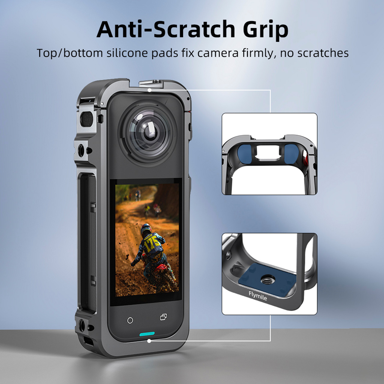 Utility Frame Case Cage for Insta360 X5 Metal Protective Case for Insta 360 X5