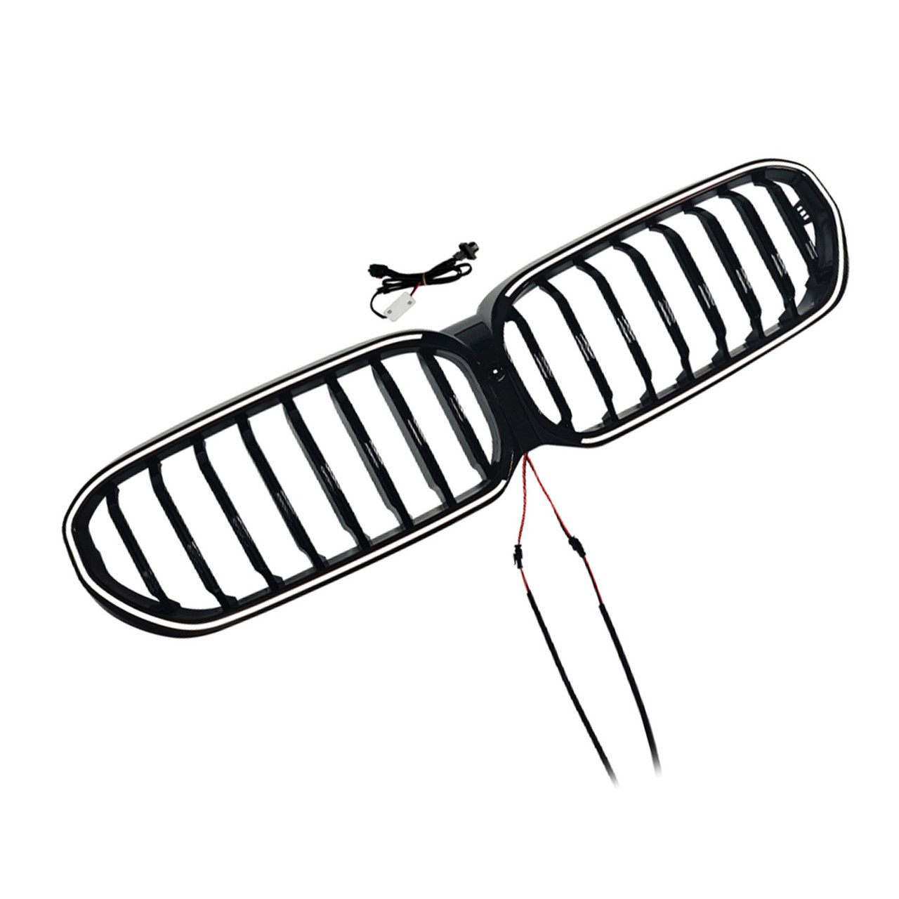 2021-2024 BMW 5 Series G30 G31 G38 Front Kidney Grille Gloss Black Generic