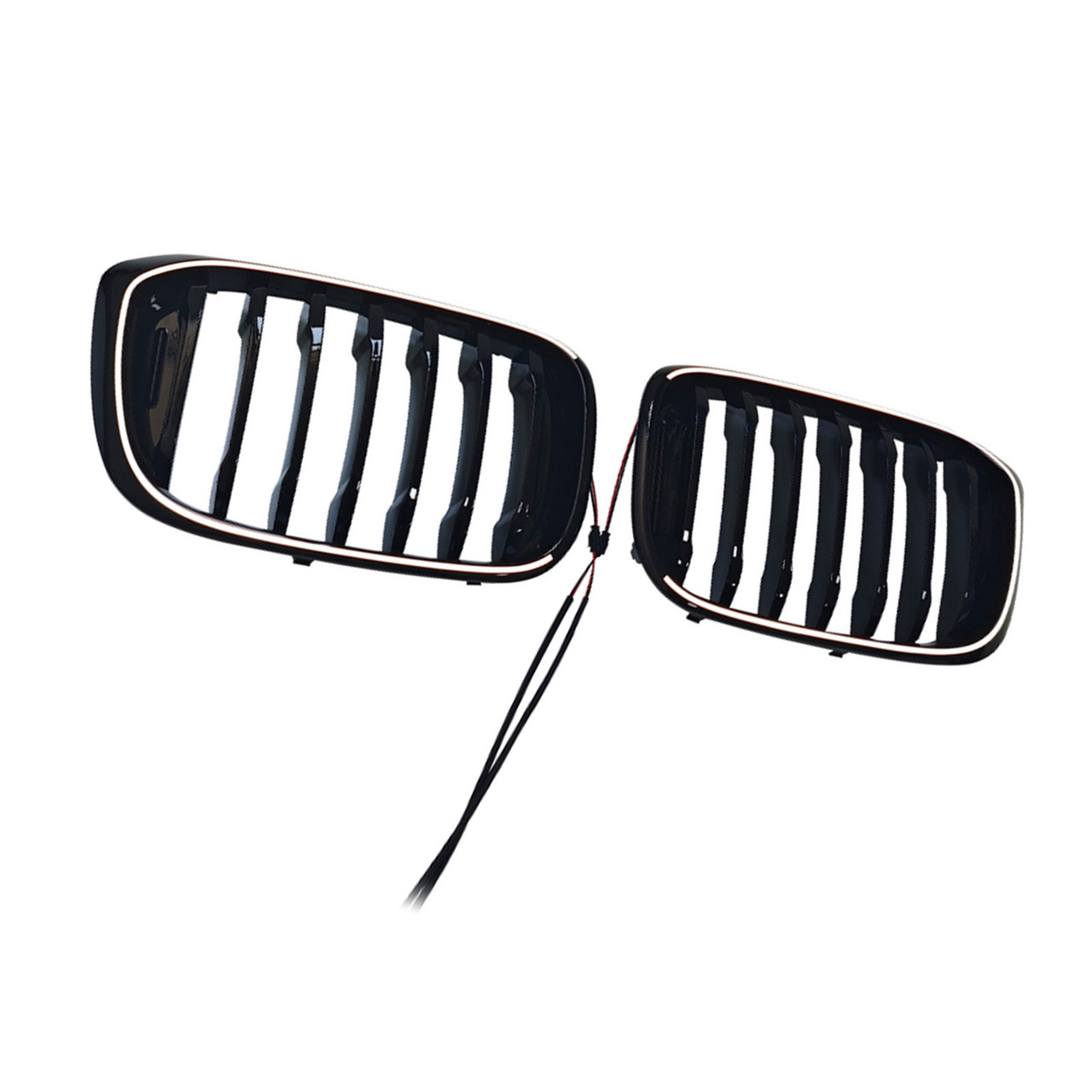 2018-2021 BMW X3 X4 Front Kidney Grille Gloss Black Generic