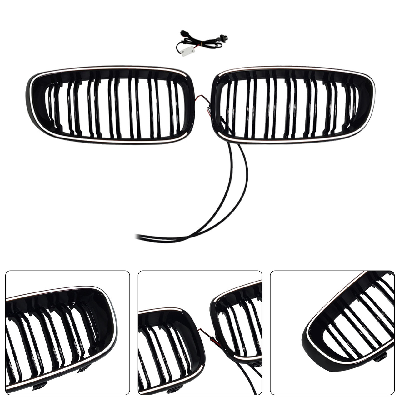 2013-2019 BMW 3 Series F34 GT Dual Slat Front Bumper Grille Generic