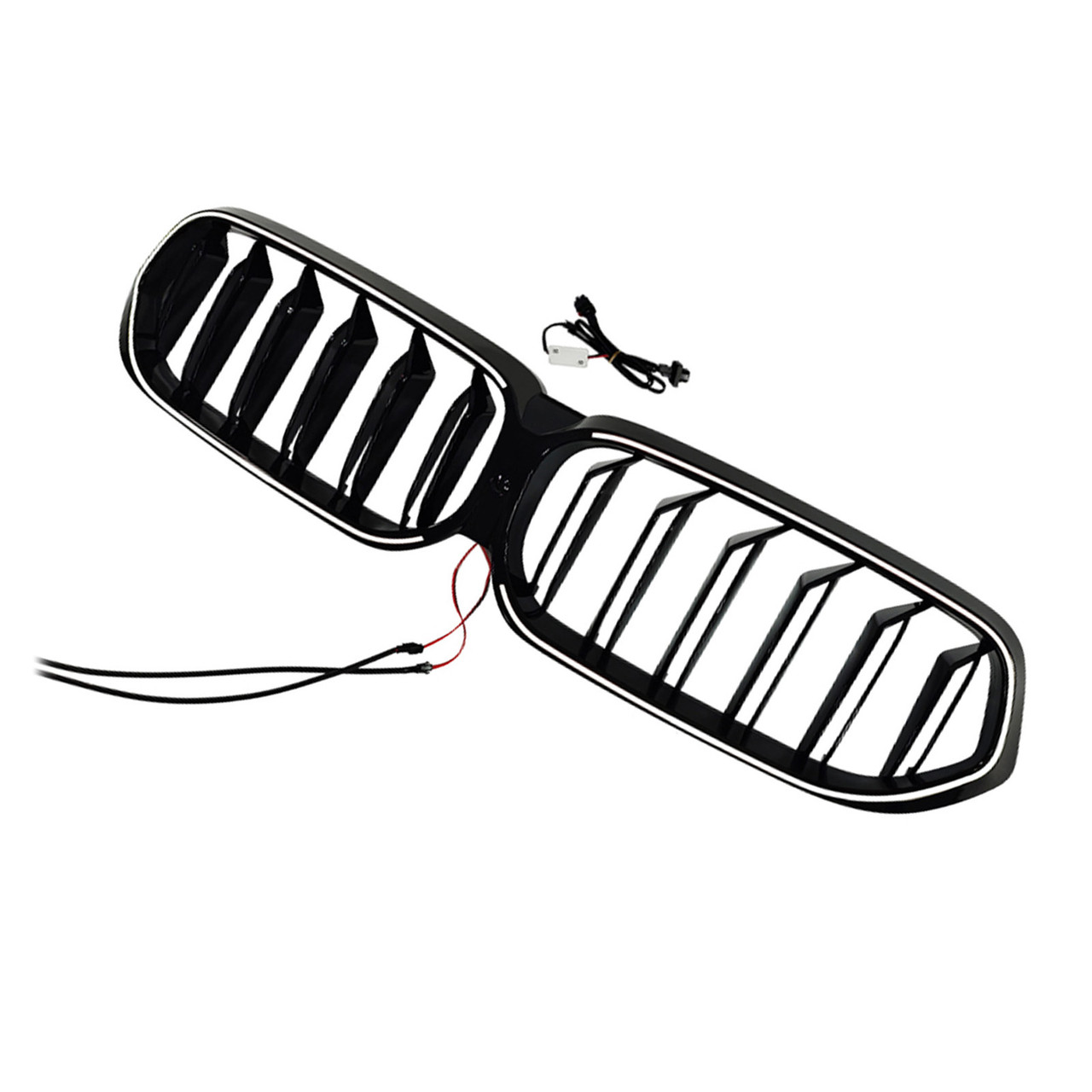 2020-2025 BMW 6 Series G32 Double Slat Black Front Kidney Grille Generic