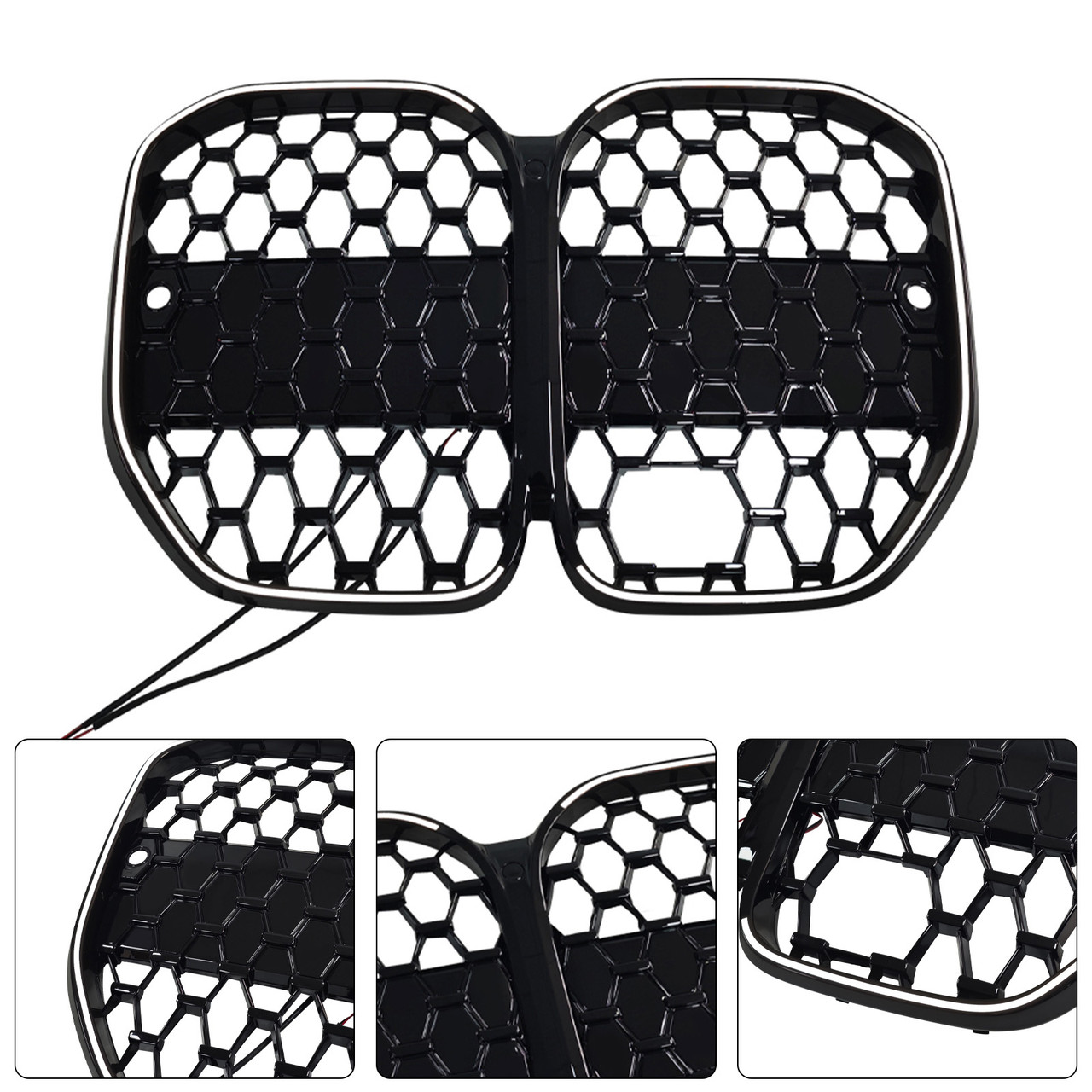 2020-2025 BMW 4 Series G22 G23 G82 Front Bumper Grille Black Generic