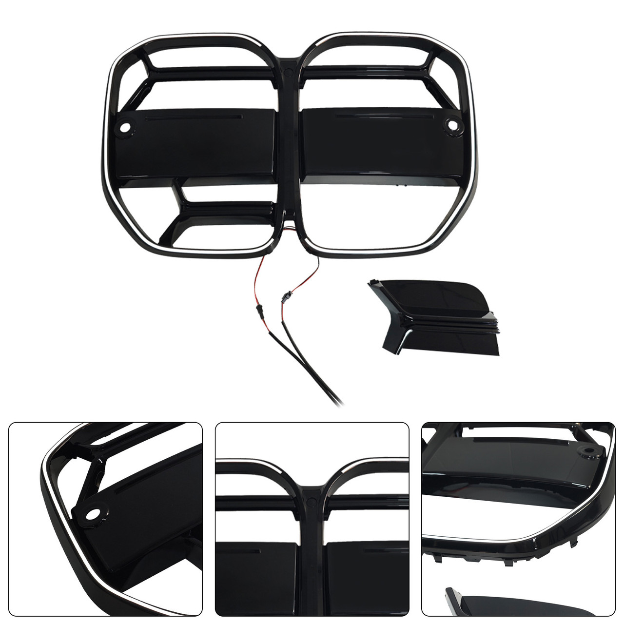 2020-2025 BMW 4 Series G22 G23 G82 CS-Style Front Bumper Grille With ACC Generic