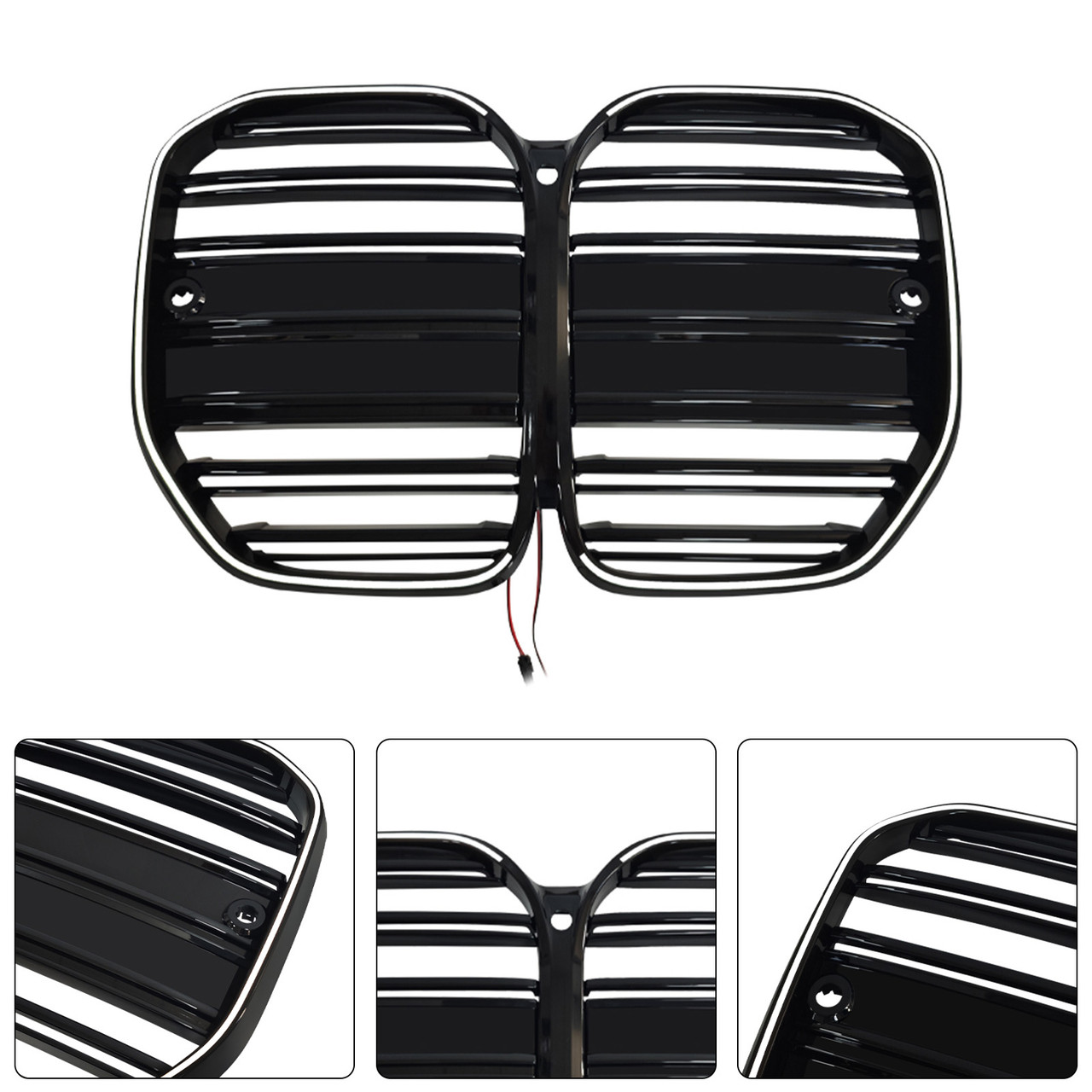 2020-2025 BMW 4 Series G22 G23 G82 CS-Style Front Bumper Grille Without ACC Generic