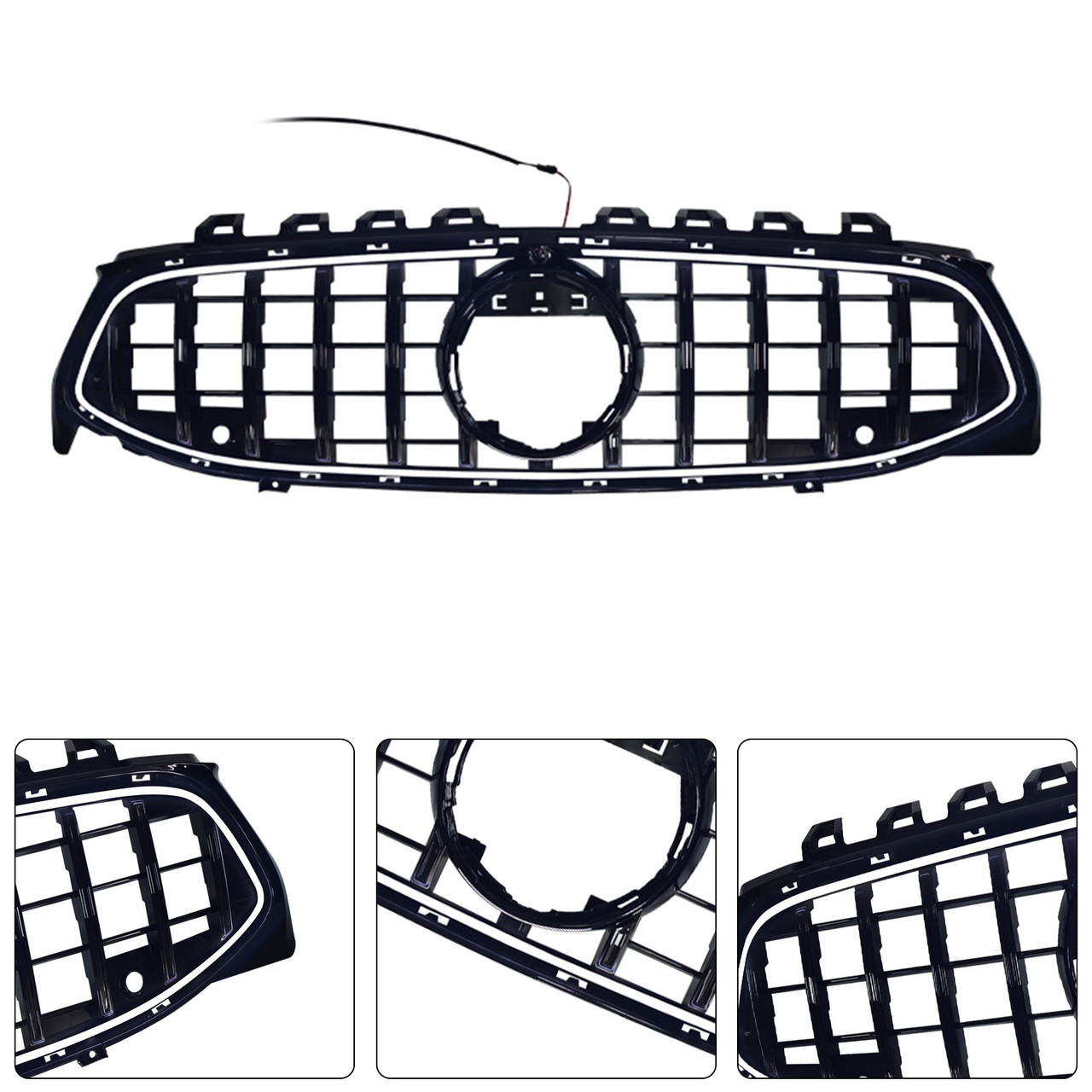2020-2024 MERCEDES BENZ CLA-CLASS W118 C118 Front Bumper Grille Black Generic