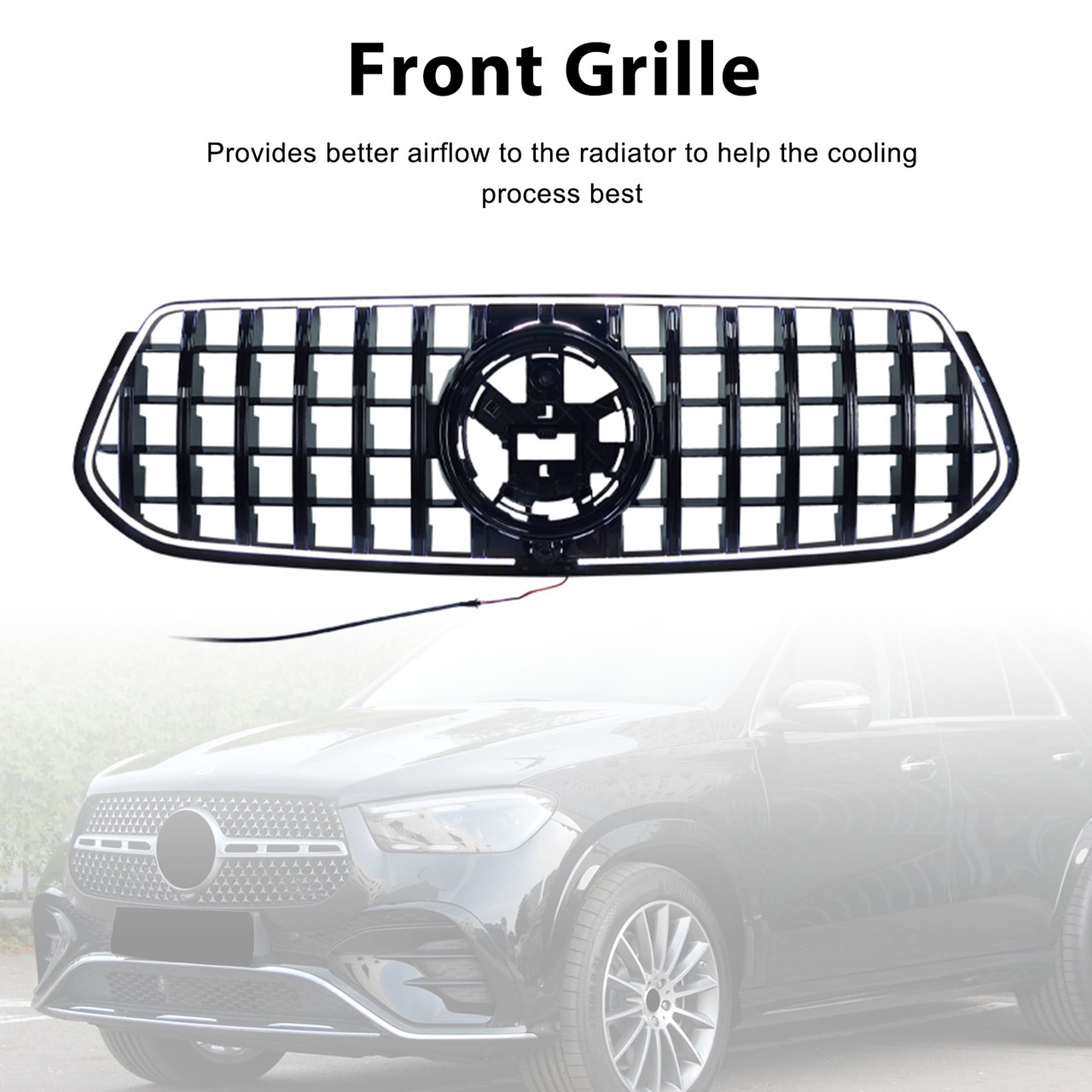2019-2023 Mercedes Benz GLE-Class V167 C167 Front Bumper Grille Generic